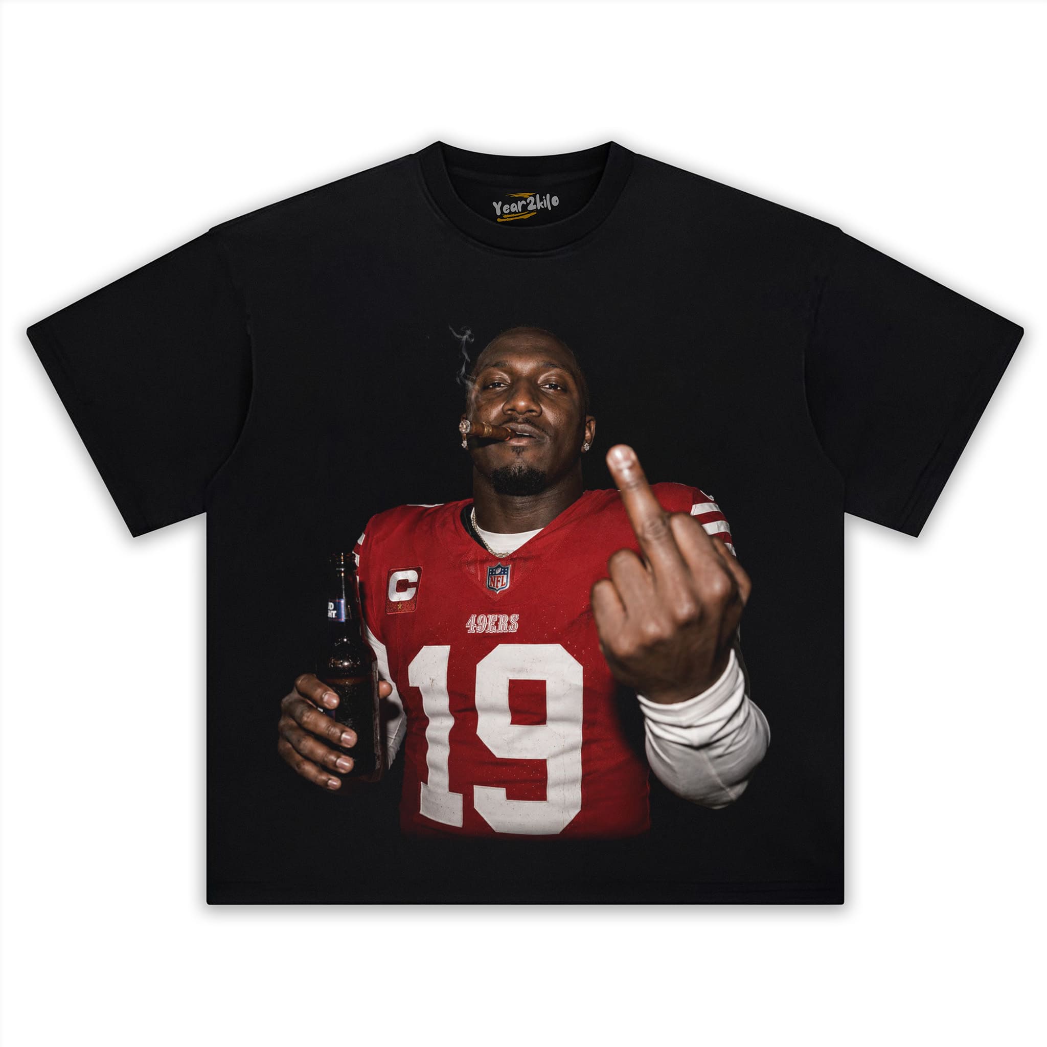 DEEBO SAMUEL - MIDDLE FINGER TANK TOP & TEE & LONG SLEEVE & LAYERED LS & HOODIE