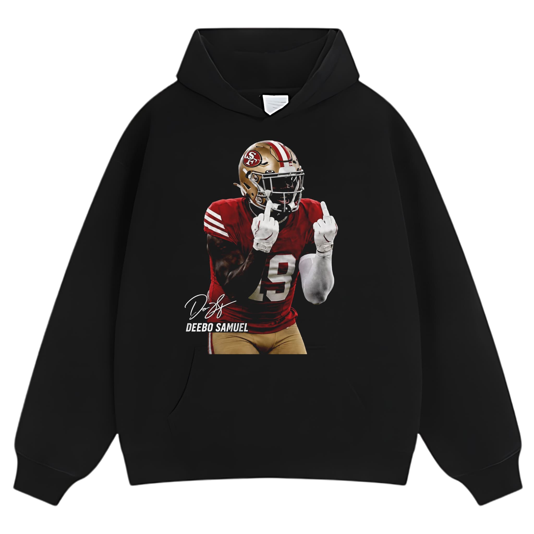 DEEBO SAMUEL - MIDDLE FINGER V3 TANK TOP & TEE & LONG SLEEVE & LAYERED LS & HOODIE
