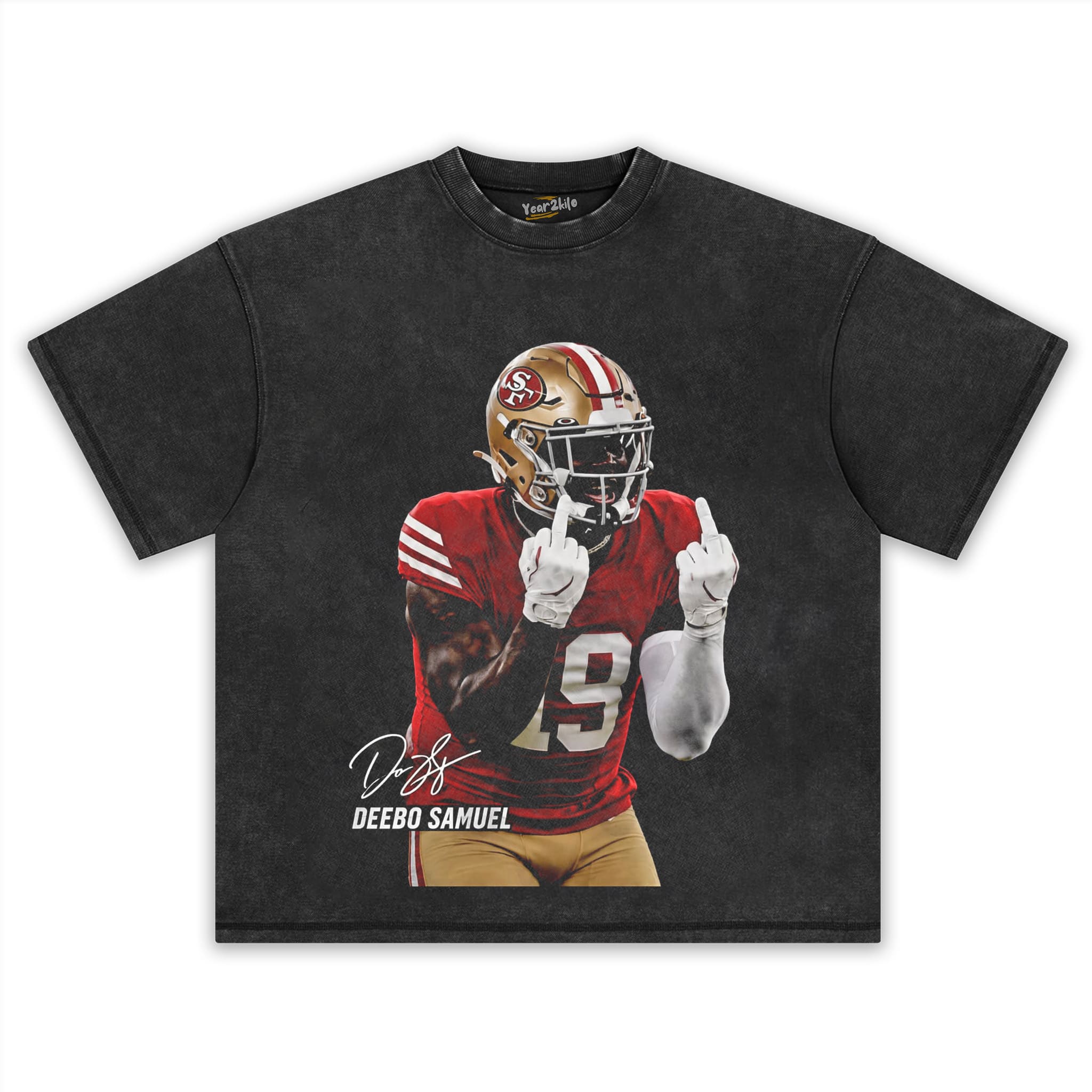 DEEBO SAMUEL - MIDDLE FINGER V3 TANK TOP & TEE & LONG SLEEVE & LAYERED LS & HOODIE