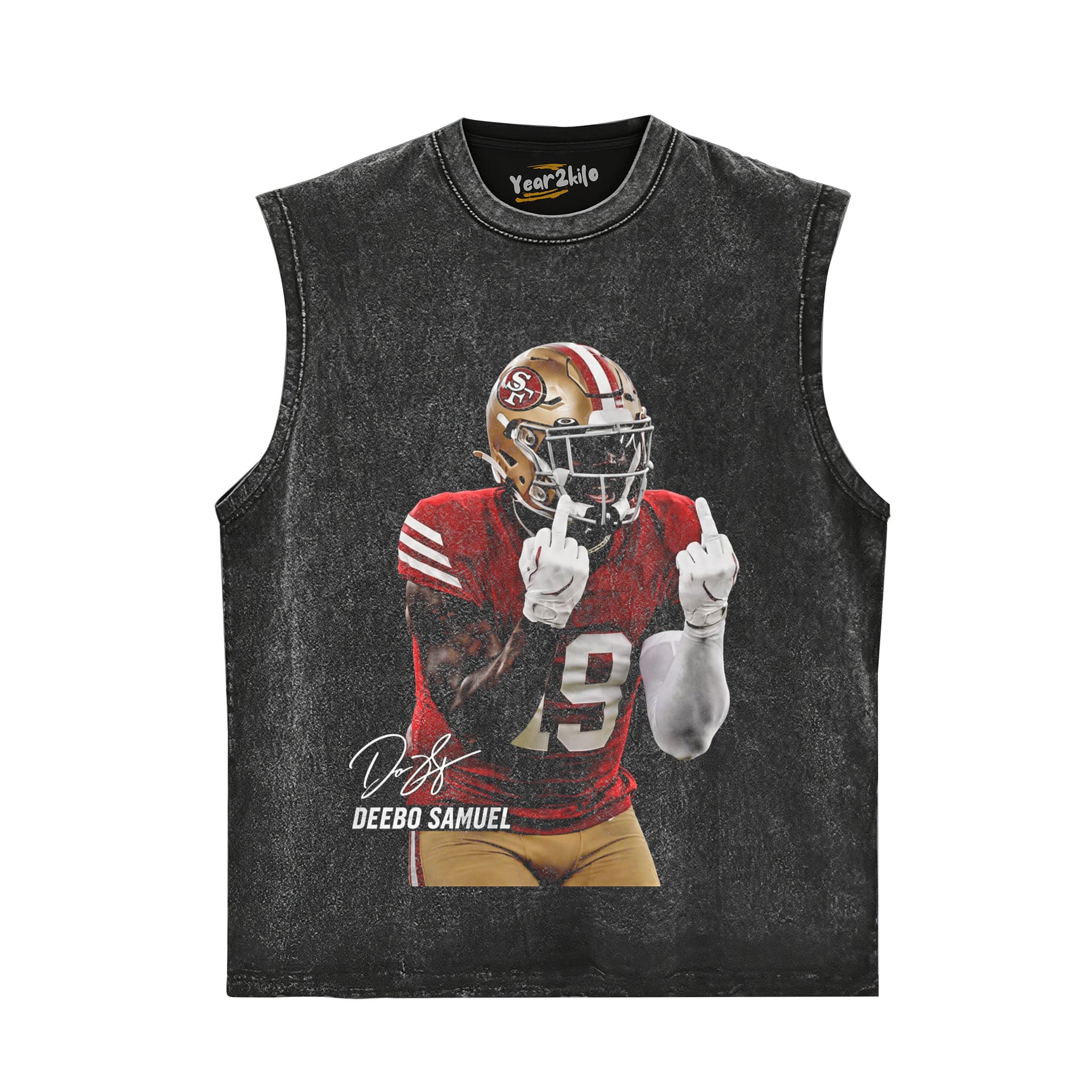 DEEBO SAMUEL - MIDDLE FINGER V3 TANK TOP & TEE & LONG SLEEVE & LAYERED LS & HOODIE