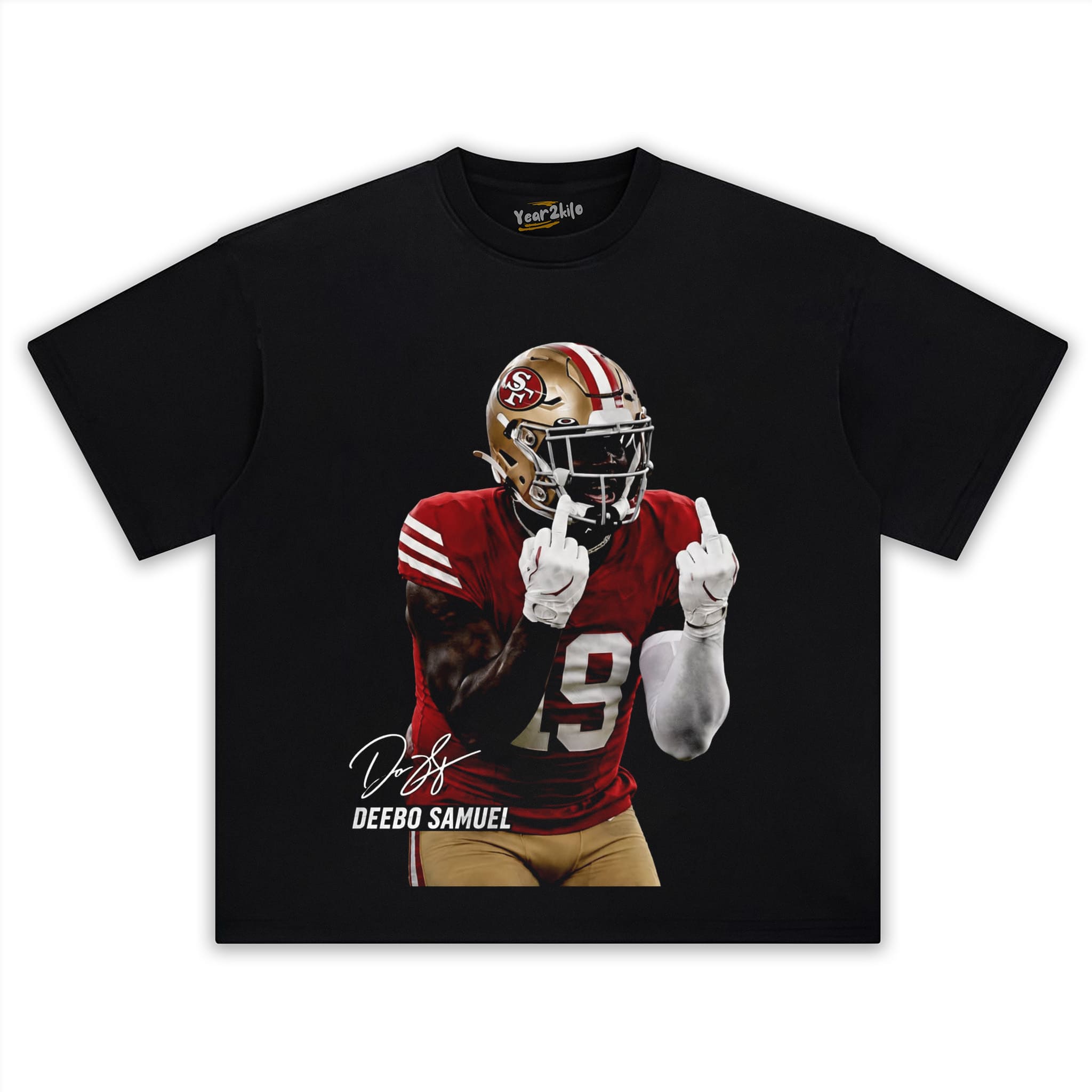 DEEBO SAMUEL - MIDDLE FINGER V3 TANK TOP & TEE & LONG SLEEVE & LAYERED LS & HOODIE