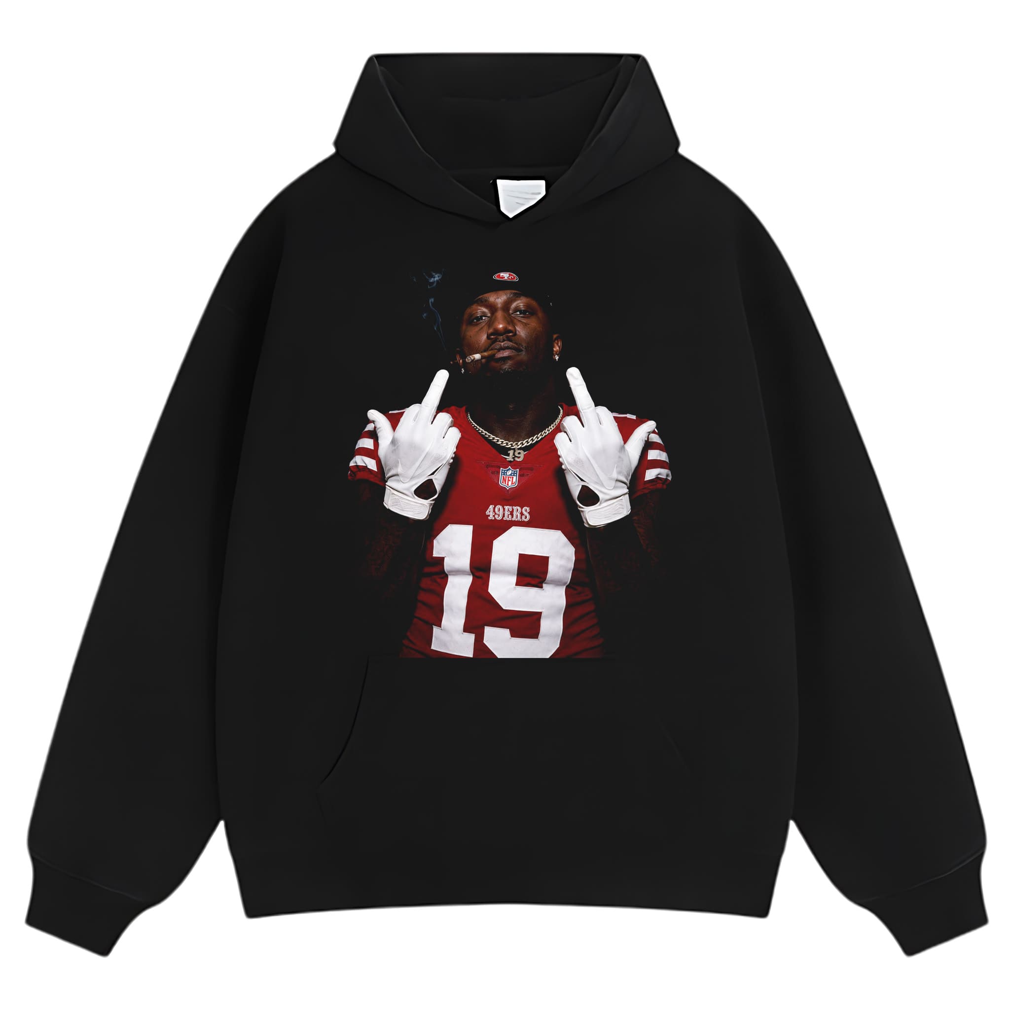 DEEBO SAMUEL - MIDDLE FINGER V4 TANK TOP & TEE & LONG SLEEVE & LAYERED LS & HOODIE