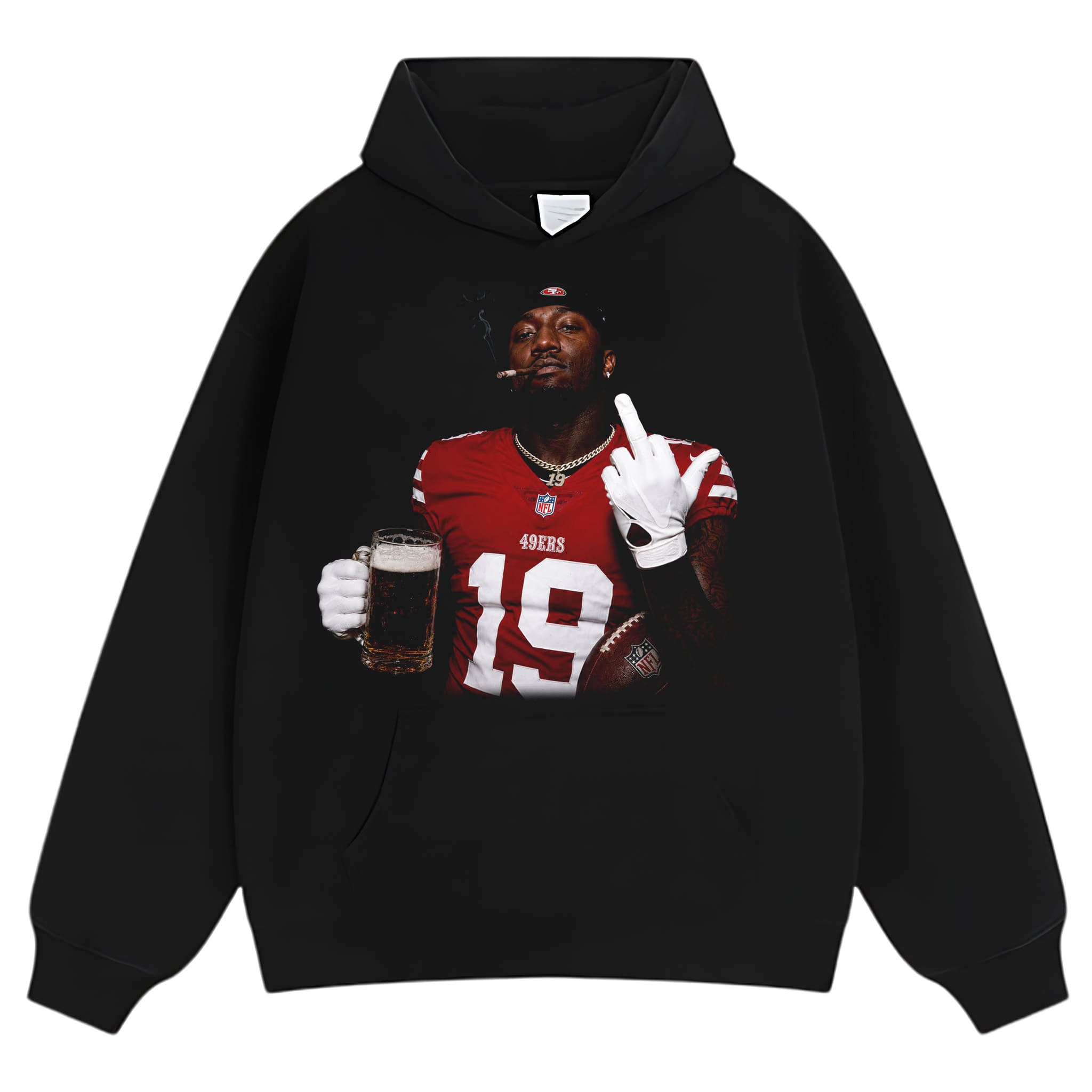 DEEBO SAMUEL - MIDDLE FINGER V5 TANK TOP & TEE & LONG SLEEVE & LAYERED LS & HOODIE