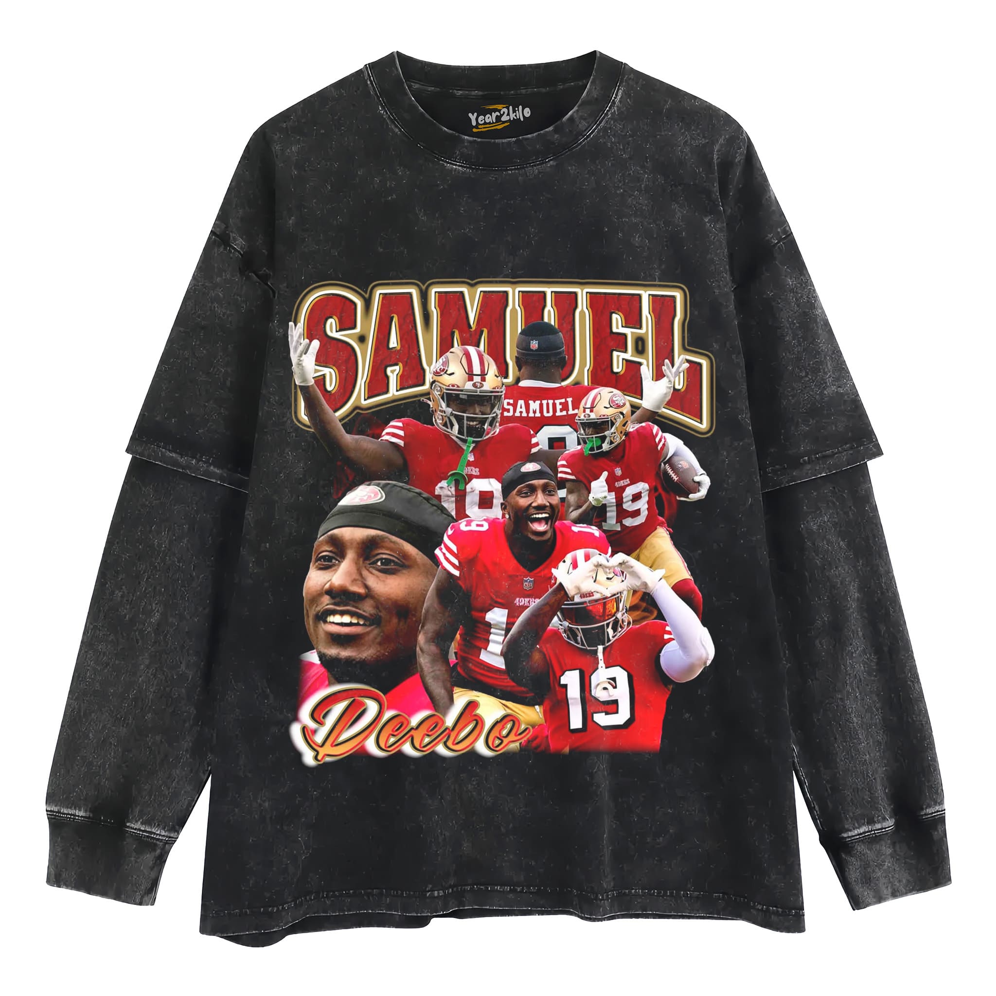 DEEBO SAMUEL VINTAGE 49ERS TANK TOP & TEE & LONG SLEEVE & LAYERED LS & HOODIE