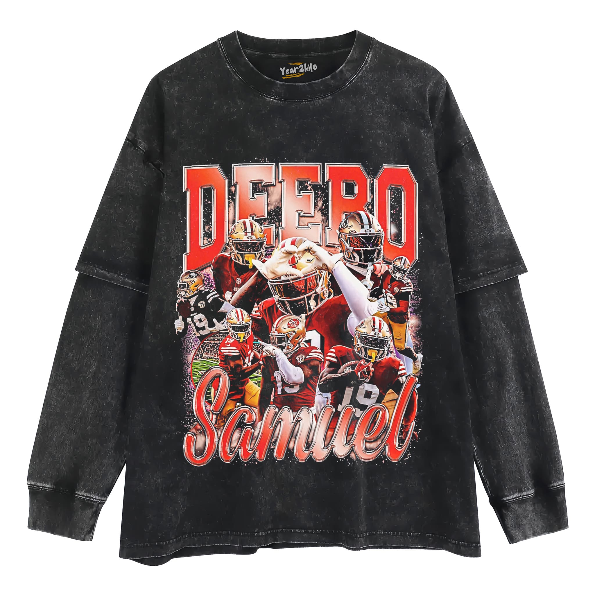 DEEBO SAMUEL VINTAGE 49ERS V2 TANK TOP & TEE & LONG SLEEVE & LAYERED LS & HOODIE