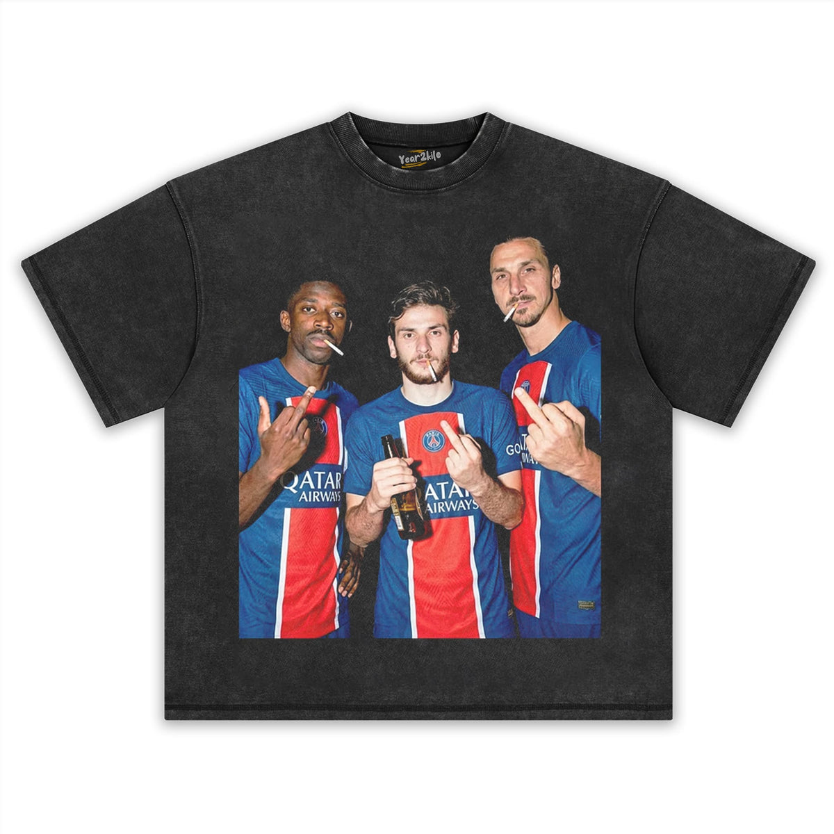 DEMBÉLÉ, KVARA, AND ZLATAN PSG SOCCER TANK TOP & TEE & LONG SLEEVE & LAYERED LS & HOODIE