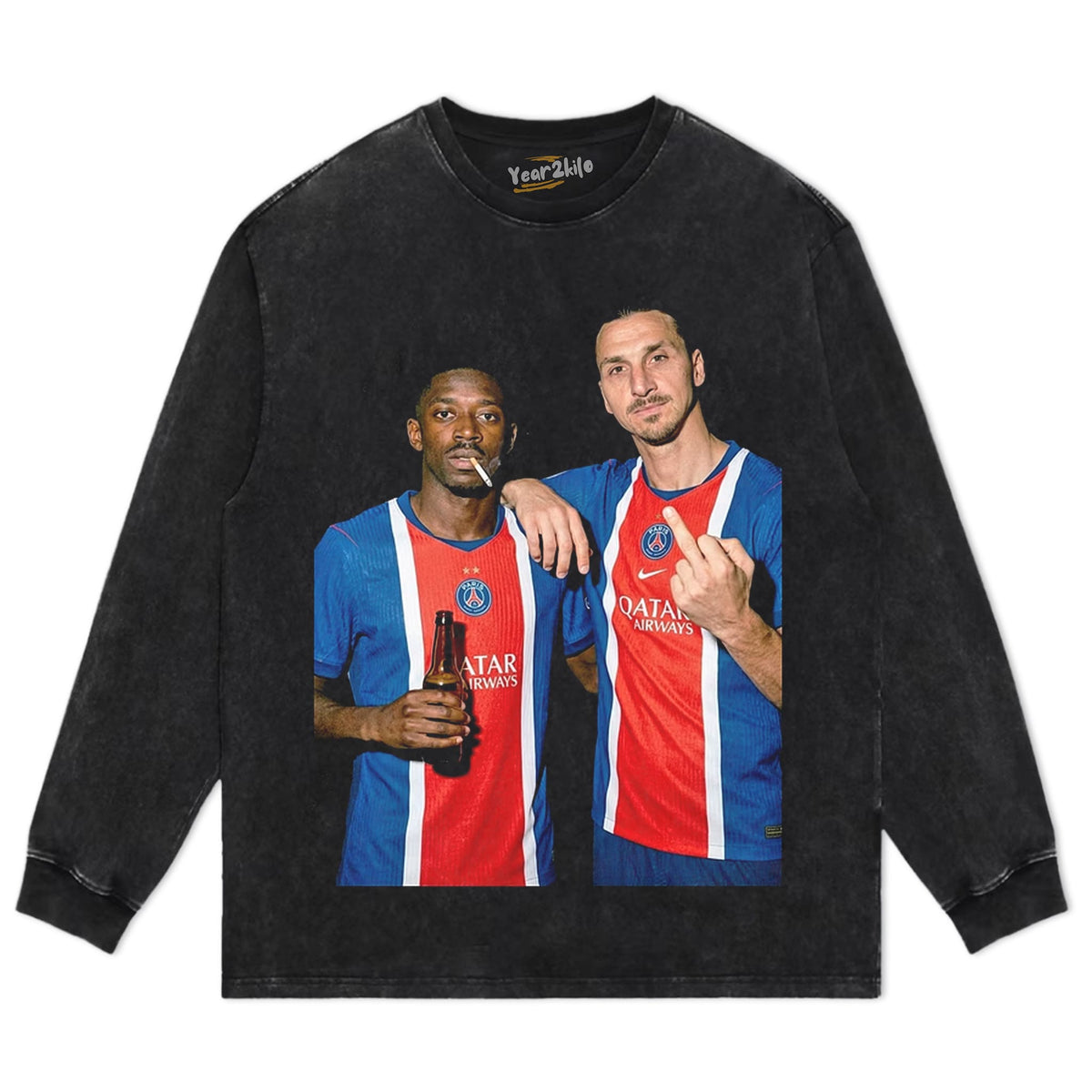 DEMBÉLÉ & ZLATAN PSG SOCCER TANK TOP & TEE & LONG SLEEVE & LAYERED LS & HOODIE