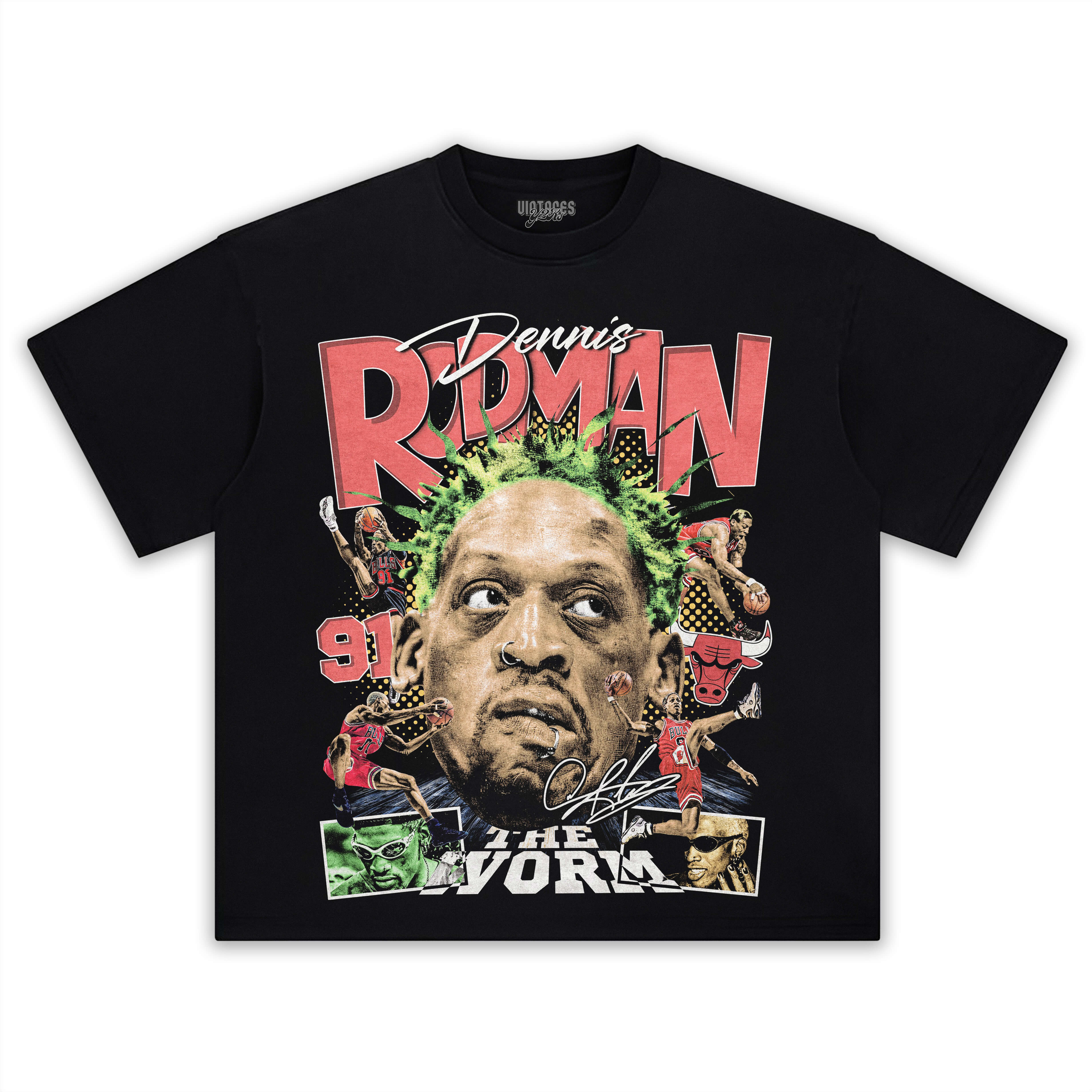 DENNIS RODMAN TEE & LS & HOODIE