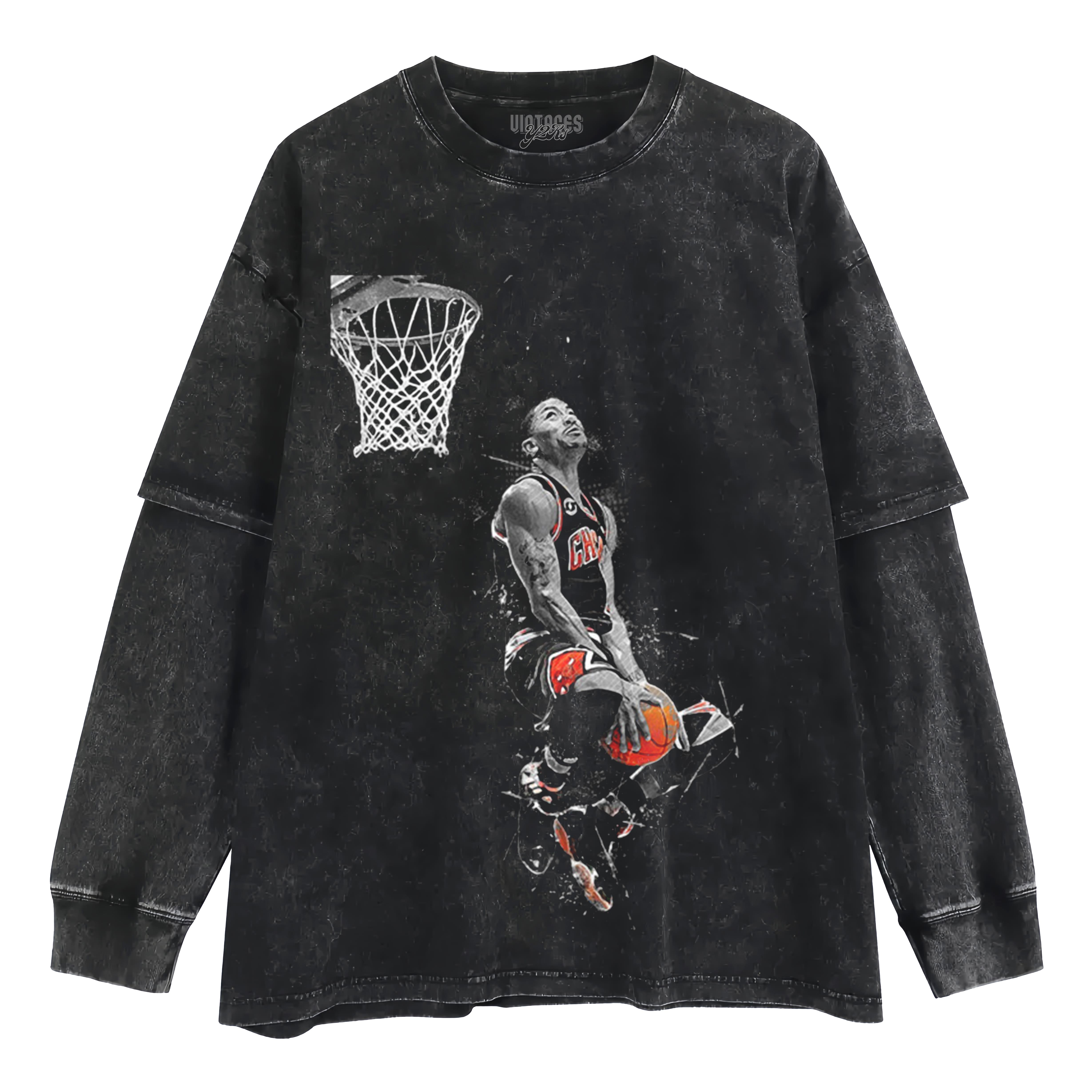 DERRICK ROSE LAYERED LONG SLEEVE
