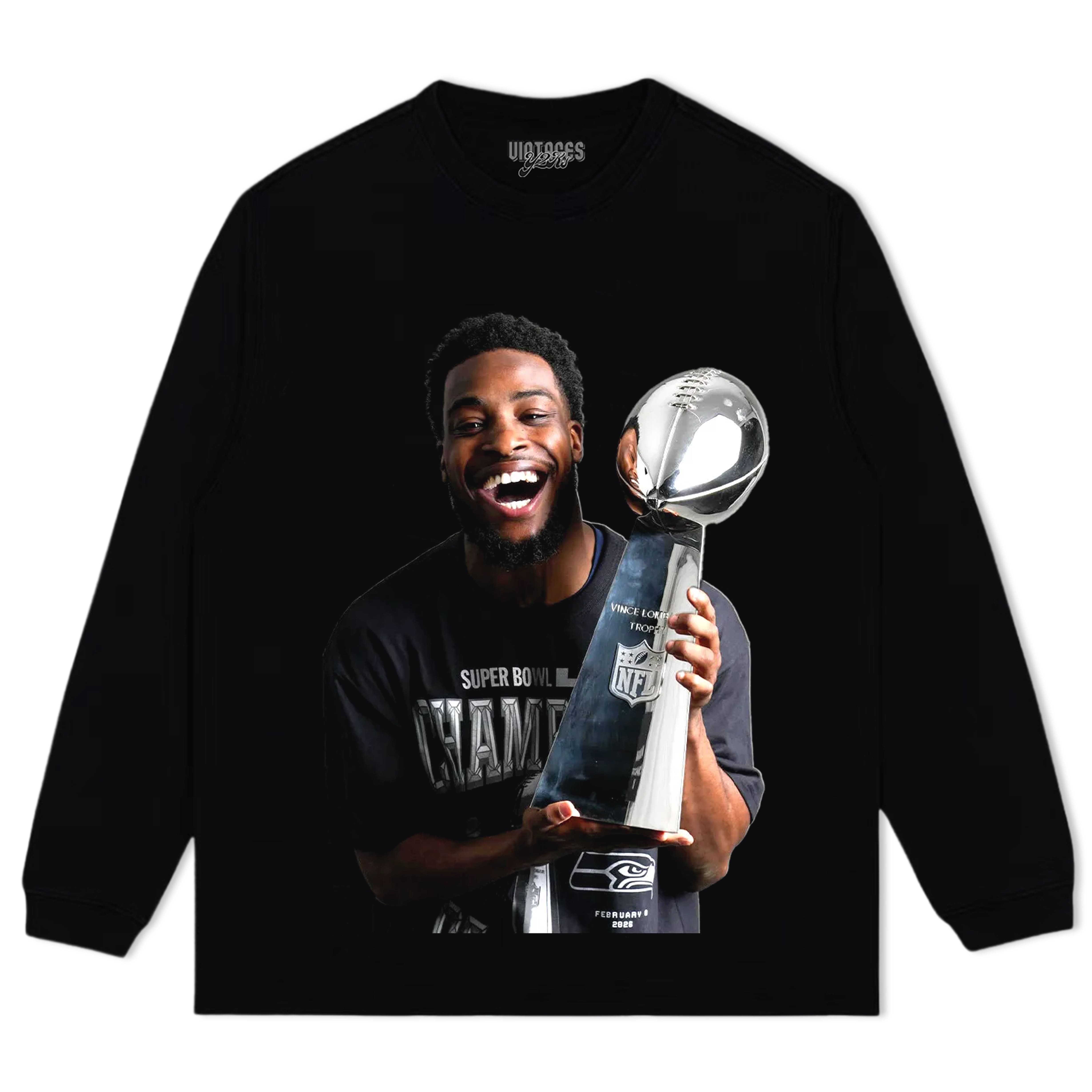 DEVON WITHERSPOON - SUPER BOWL LX CHAMPION TEE & LS & HOODIE