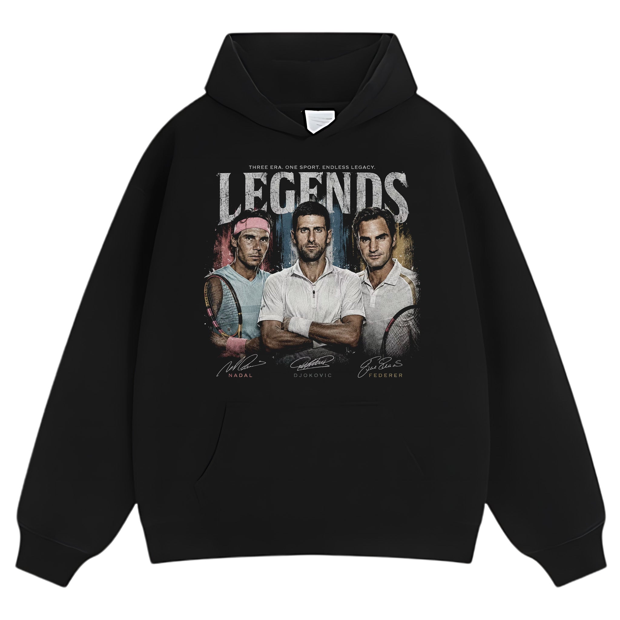 DJOKOVIC & NADAL & FEDERER LEGENDS TANK TOP & TEE & LONG SLEEVE & LAYERED LS & HOODIE