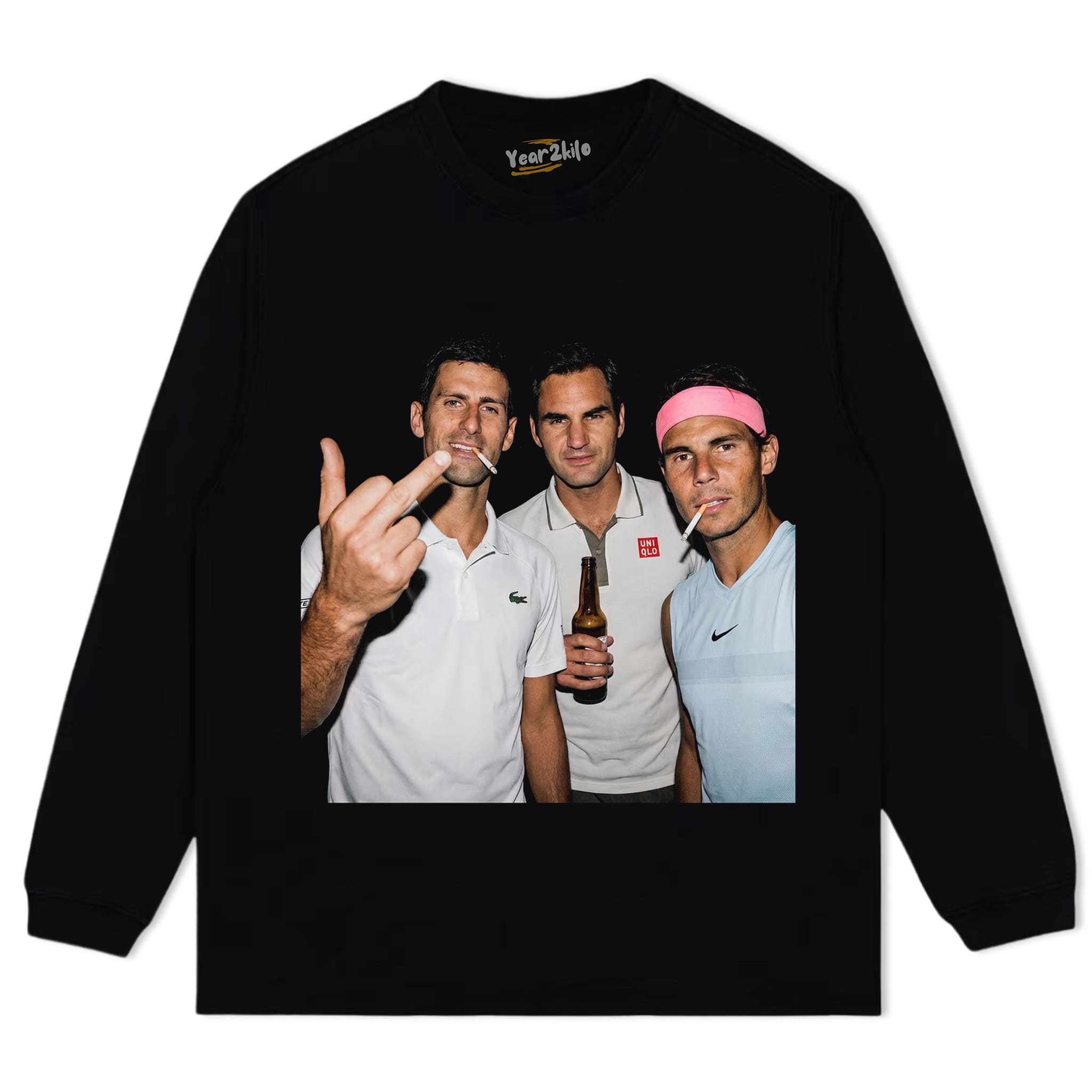 DJOKOVIC & NADAL & FEDERER TANK TOP & TEE & LONG SLEEVE & LAYERED LS & HOODIE