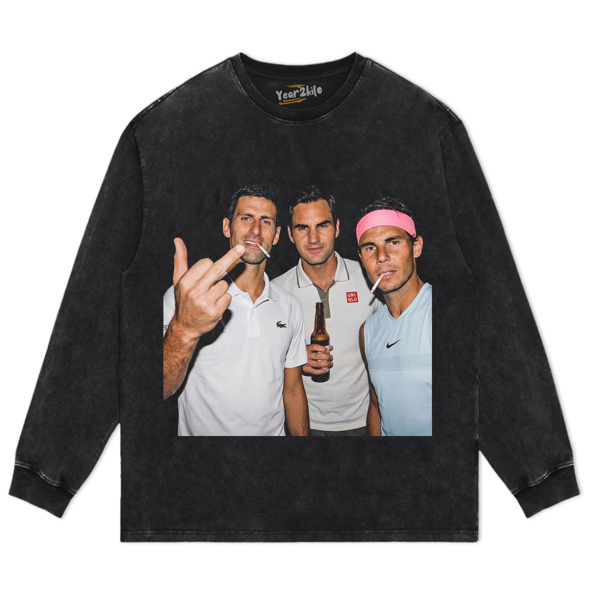 DJOKOVIC & NADAL & FEDERER TANK TOP & TEE & LONG SLEEVE & LAYERED LS & HOODIE