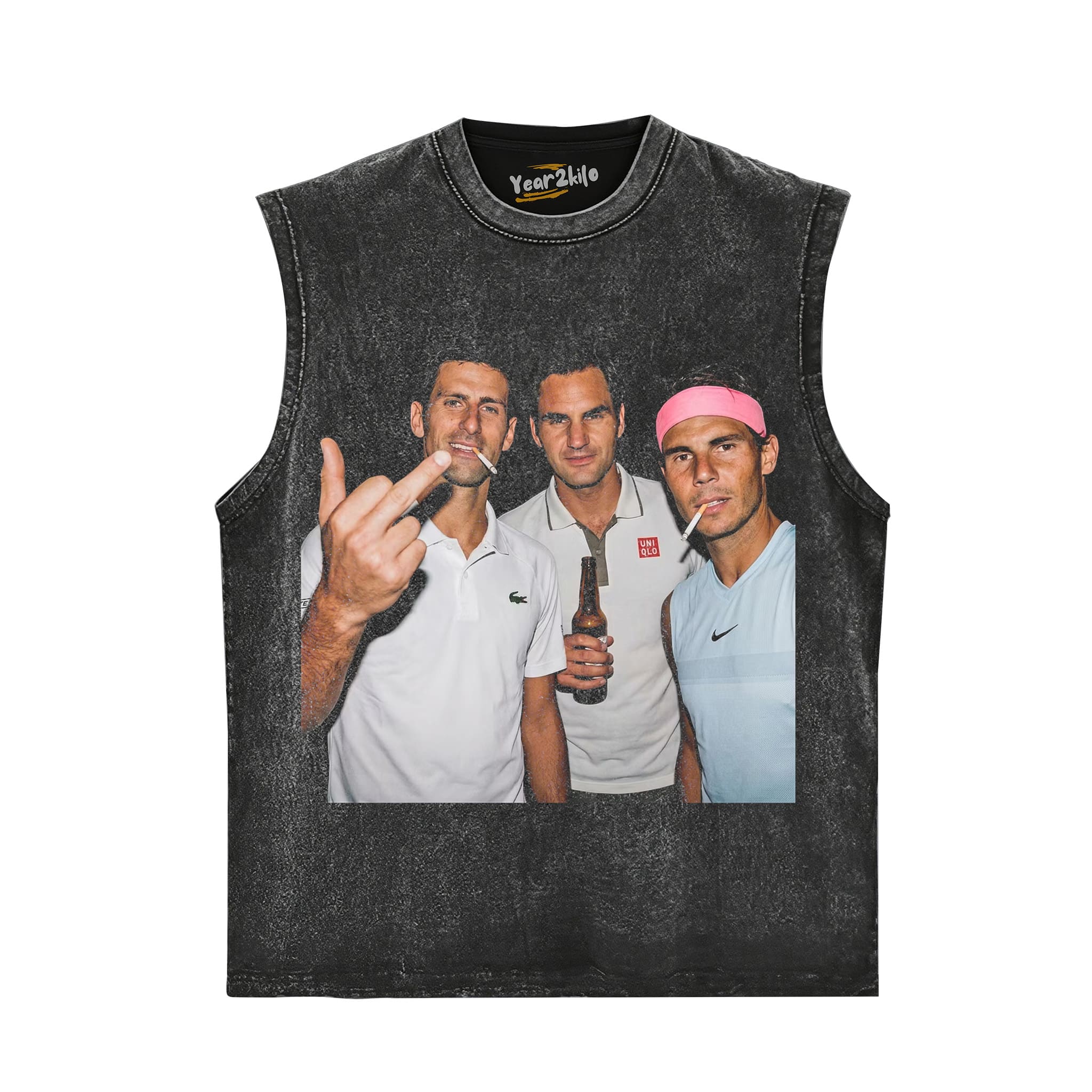 DJOKOVIC & NADAL & FEDERER TANK TOP & TEE & LONG SLEEVE & LAYERED LS & HOODIE