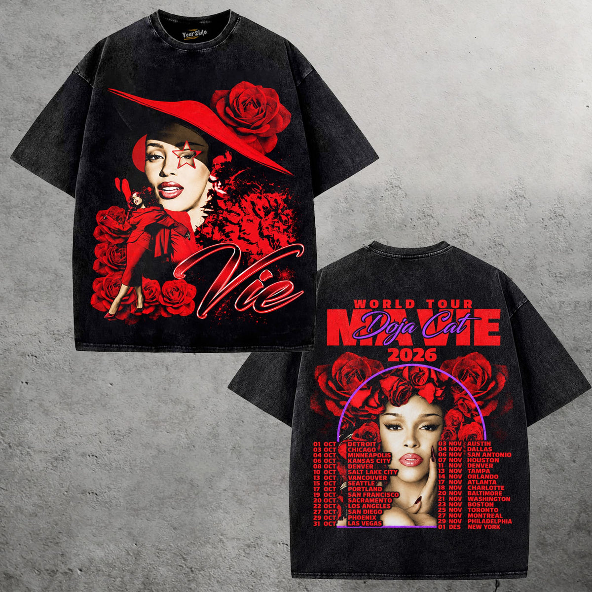 DOJA CAT  - 2026 TOUR V2 TANK TOP & TEE