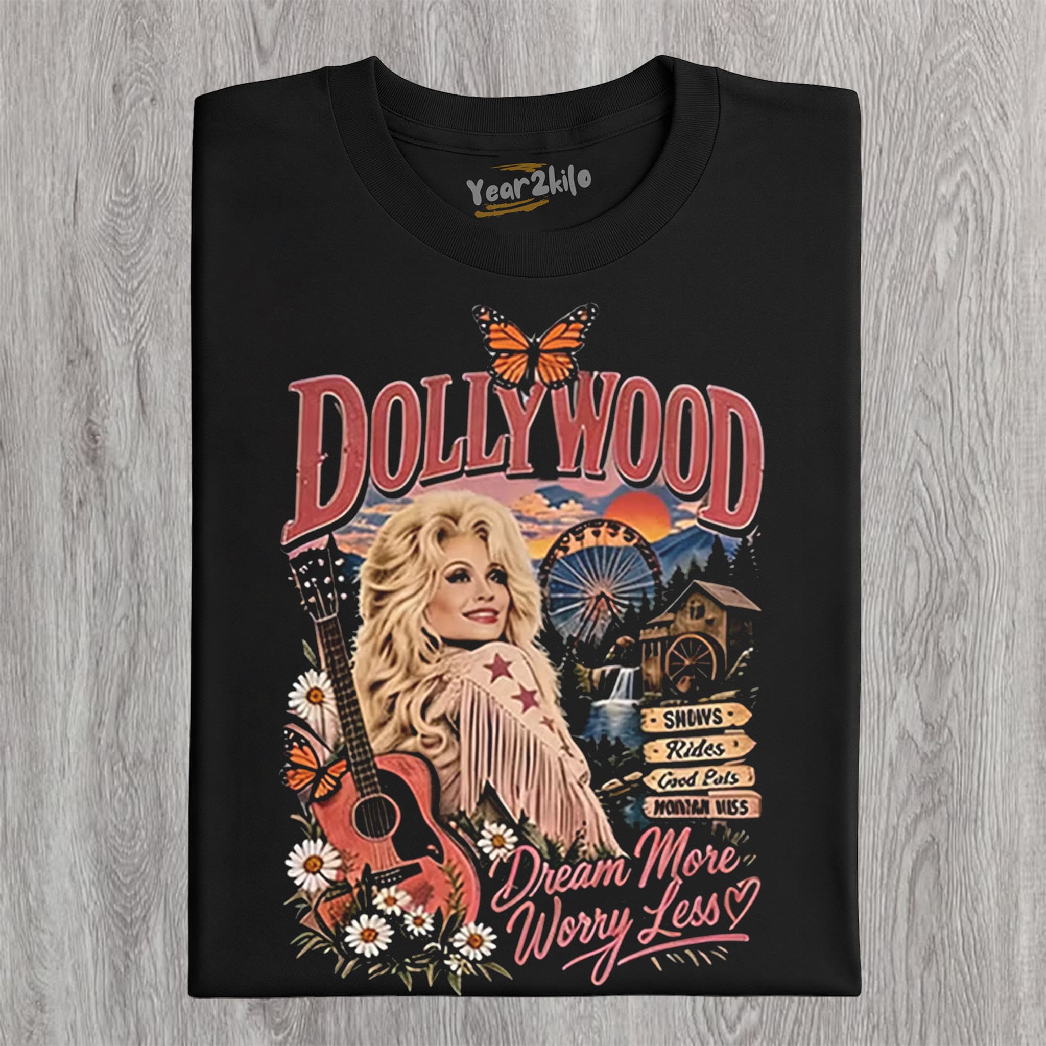 DOLLY PARTON MUSIC V2 TANK TOP & TEE & LONG SLEEVE & LAYERED LS & HOODIE