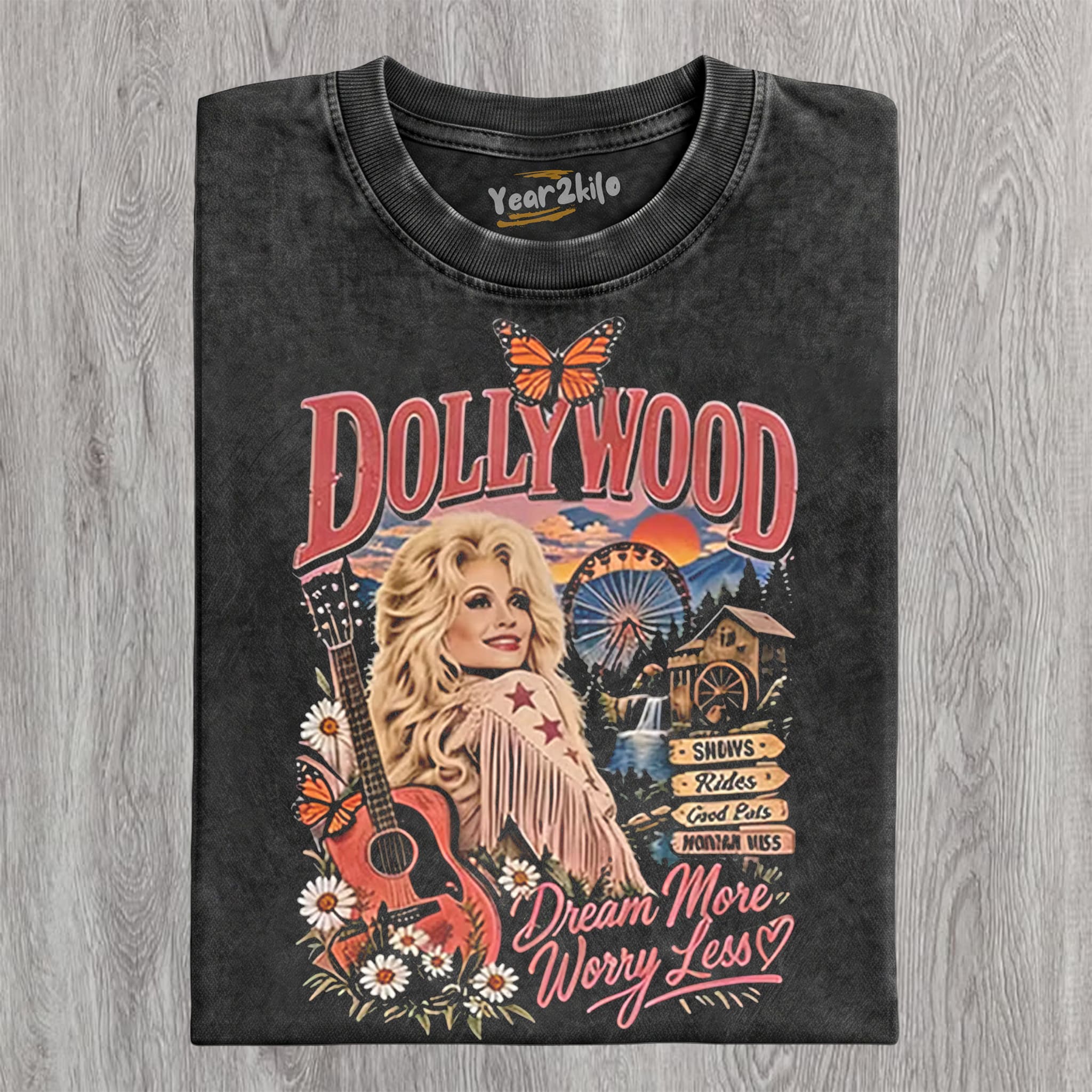 DOLLY PARTON MUSIC V2 TANK TOP & TEE & LONG SLEEVE & LAYERED LS & HOODIE