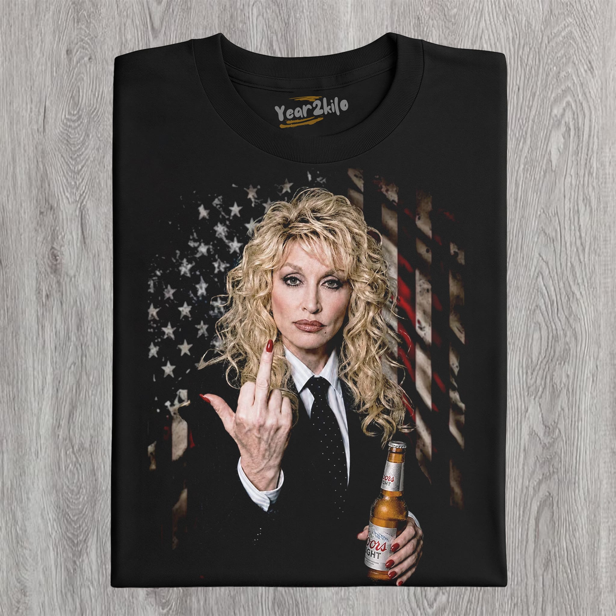 DOLLY PARTON USA MUSIC TANK TOP & TEE & LONG SLEEVE & LAYERED LS & HOODIE