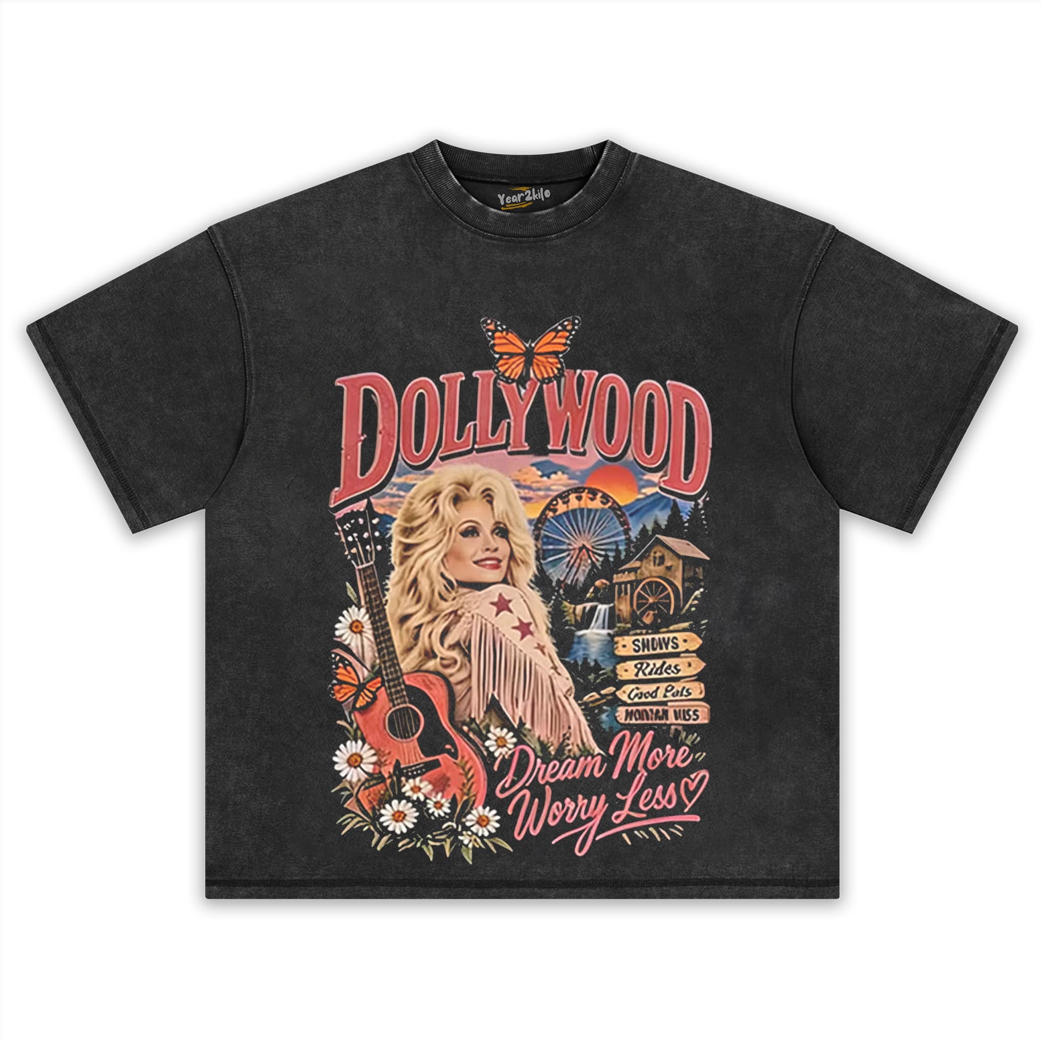 DOLLY PARTON MUSIC V2 TANK TOP & TEE & LONG SLEEVE & LAYERED LS & HOODIE