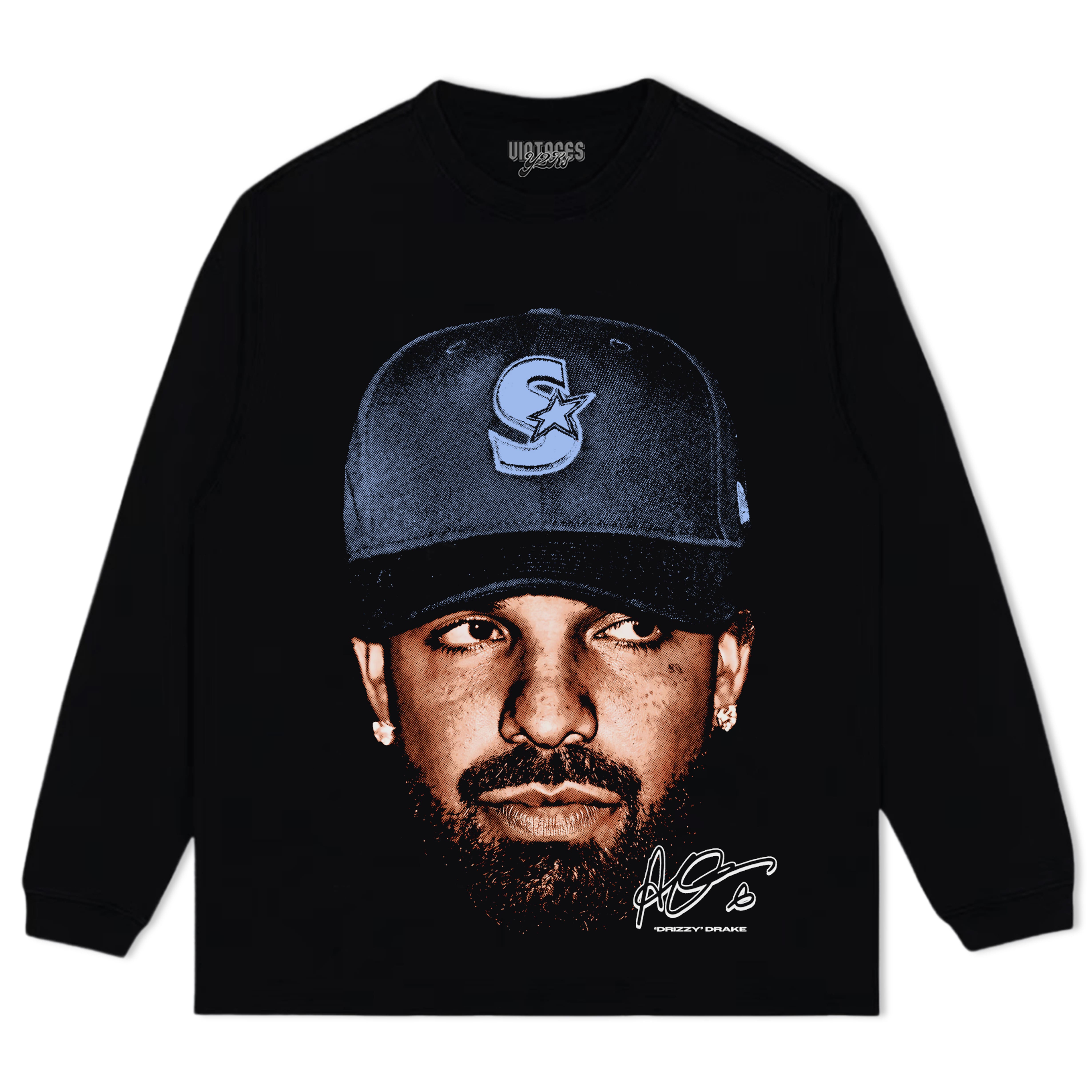 DRAKE ICEMAN FACE TANK TOP & TEE & LONG SLEEVE & LAYERED LS & HOODIE