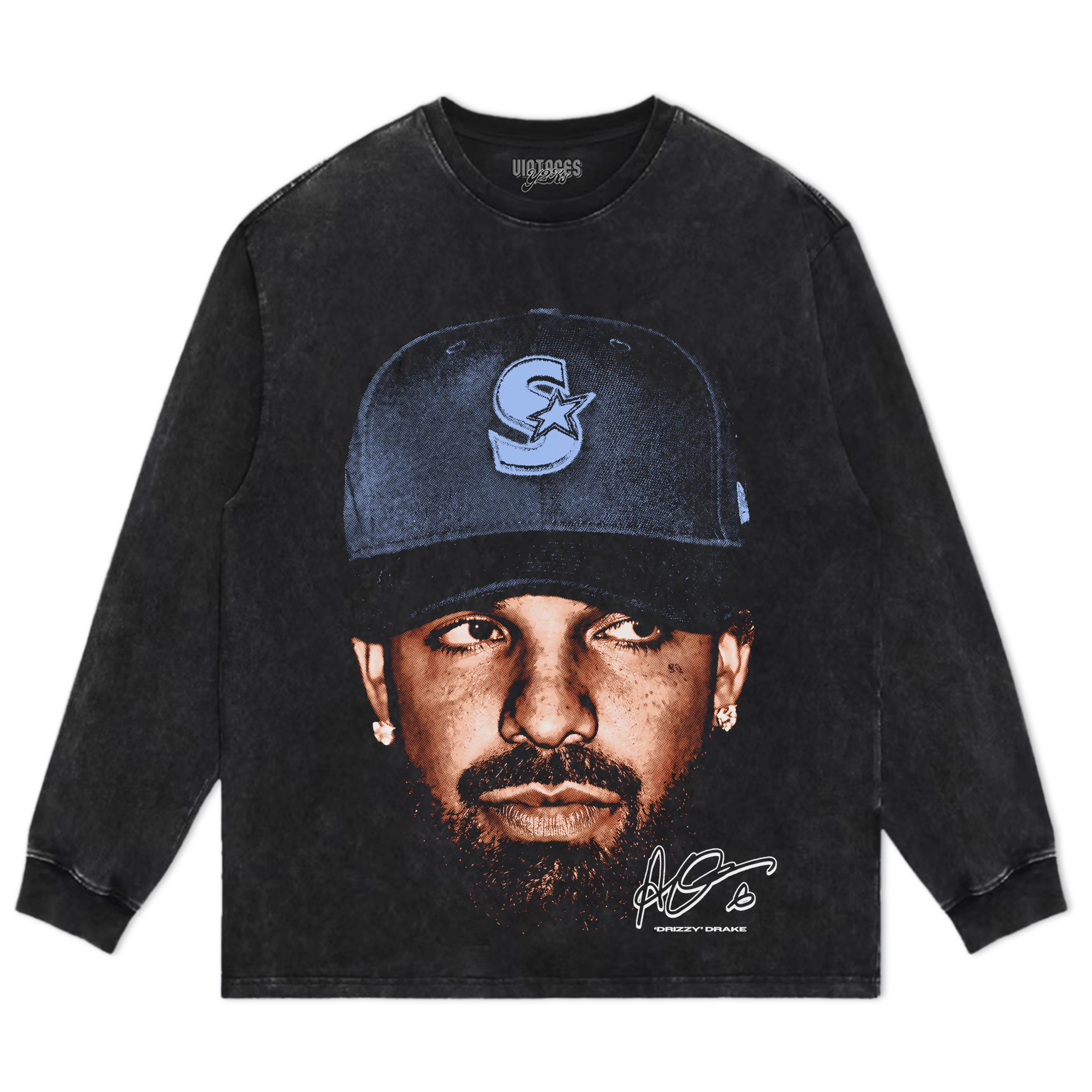 DRAKE ICEMAN FACE TANK TOP & TEE & LONG SLEEVE & LAYERED LS & HOODIE