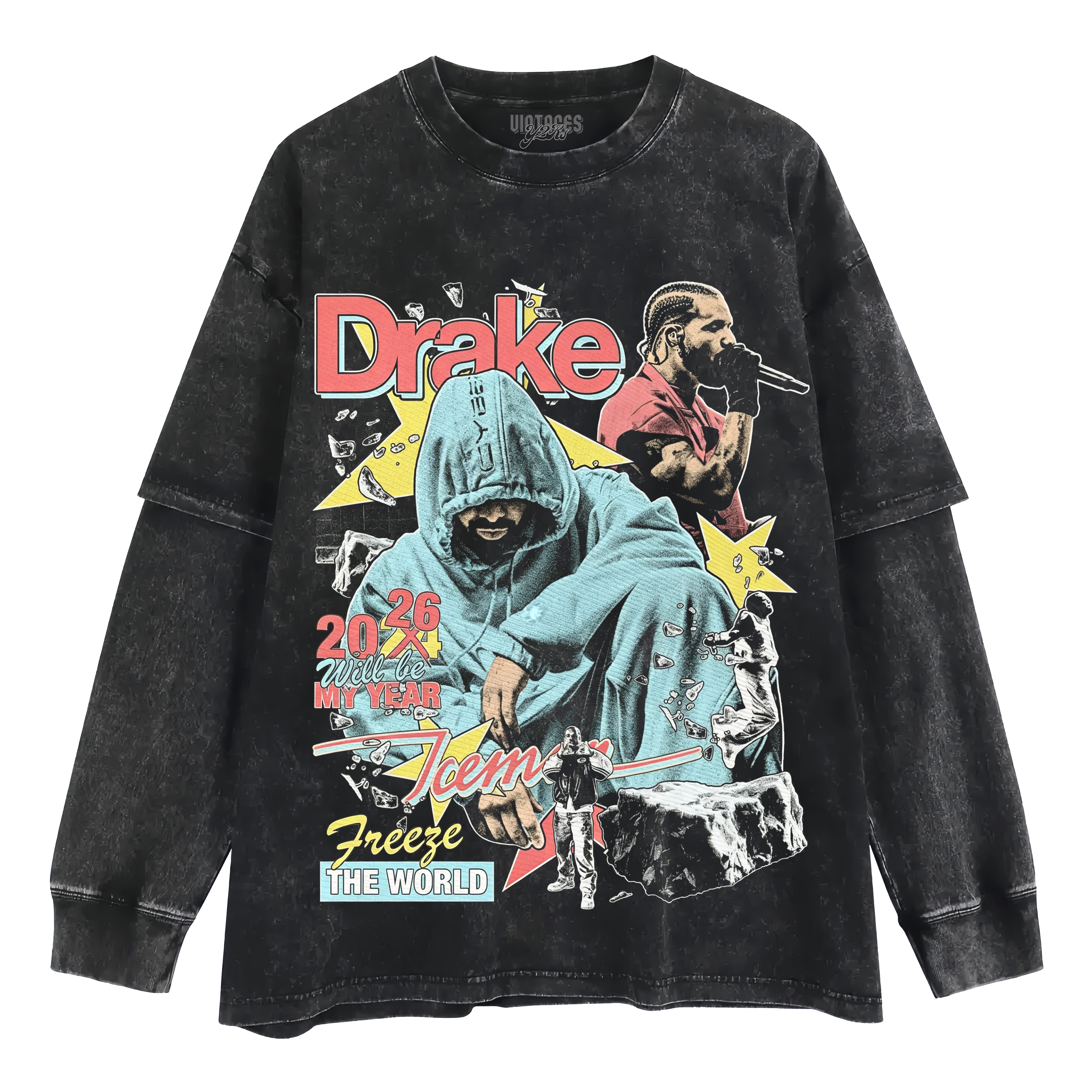 DRAKE ICEMAN 2026 V8 TANK TOP & TEE & LONG SLEEVE & LAYERED LS & HOODIE