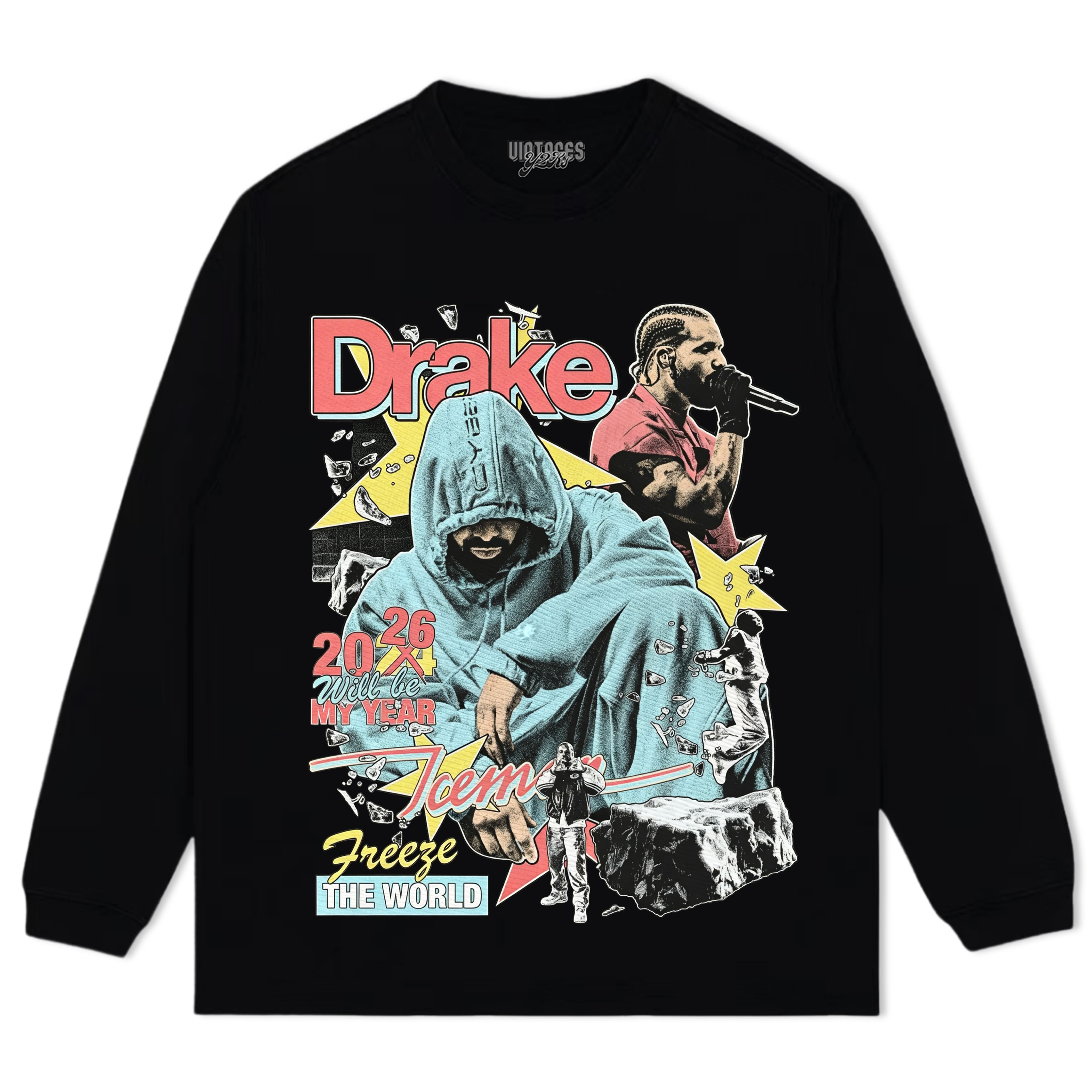 DRAKE ICEMAN 2026 V8 TANK TOP & TEE & LONG SLEEVE & LAYERED LS & HOODIE
