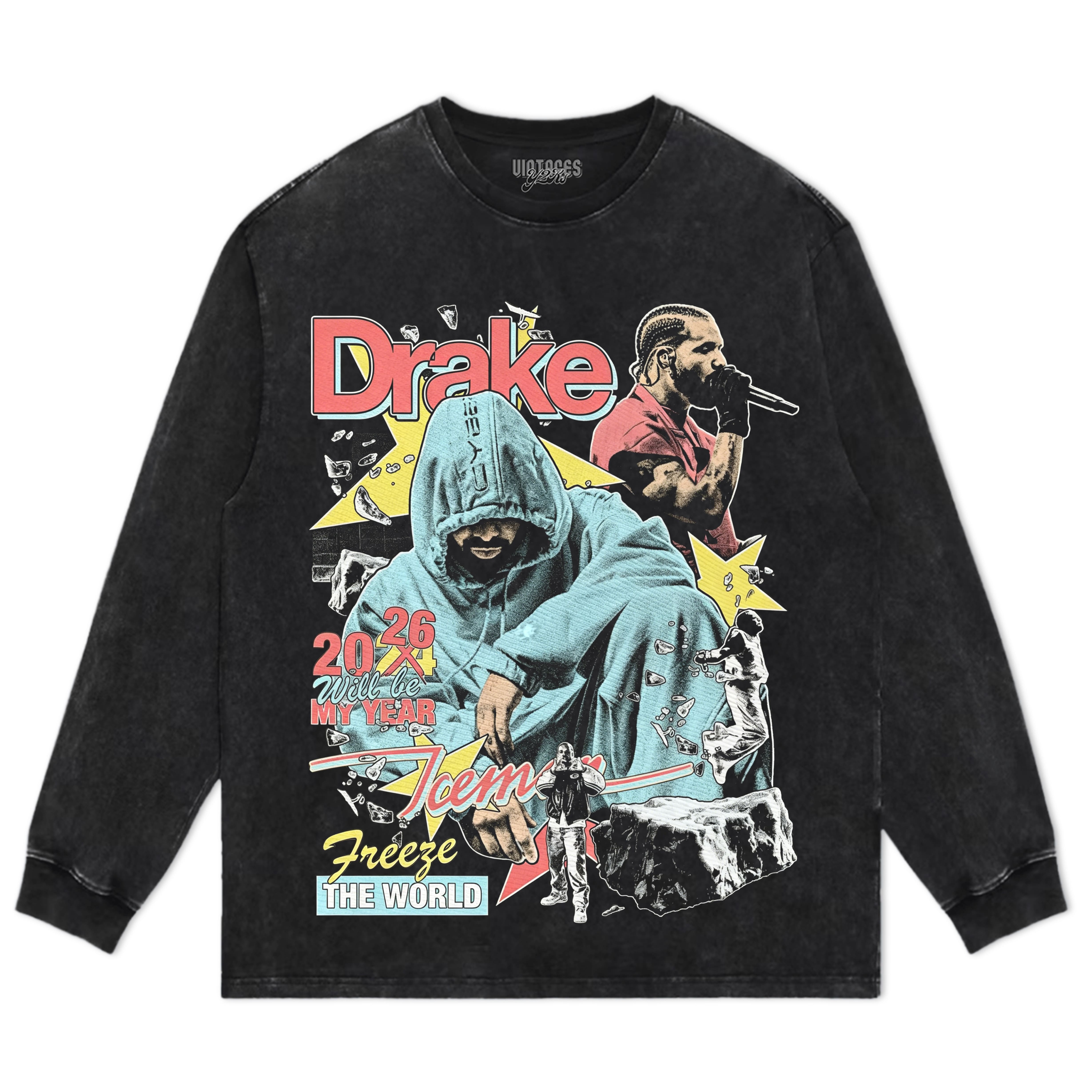 DRAKE ICEMAN 2026 V8 TANK TOP & TEE & LONG SLEEVE & LAYERED LS & HOODIE