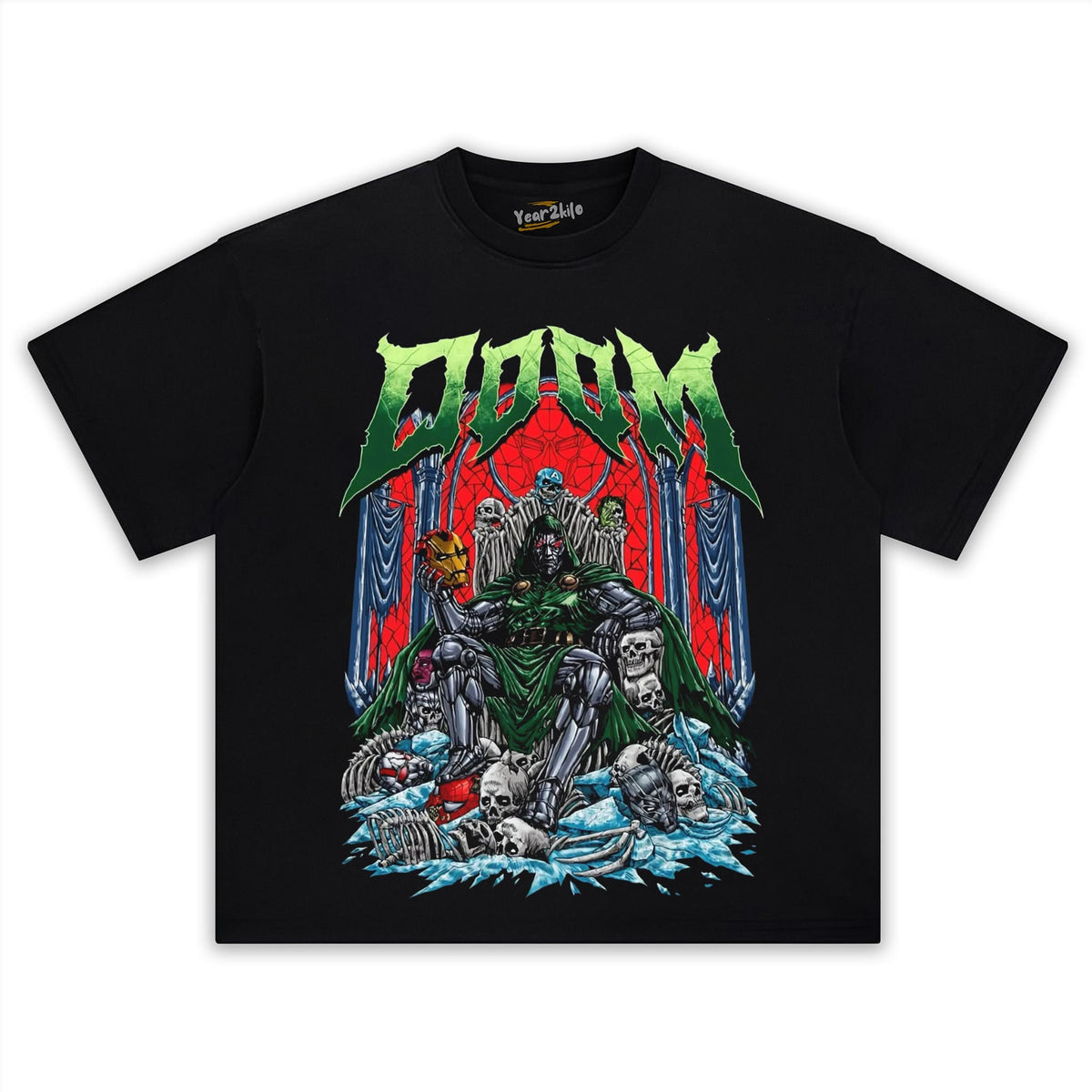 DR DOOM 2026 V2 VINTAGE TANK TOP & TEE & LONG SLEEVE & LAYERED LS & HOODIE