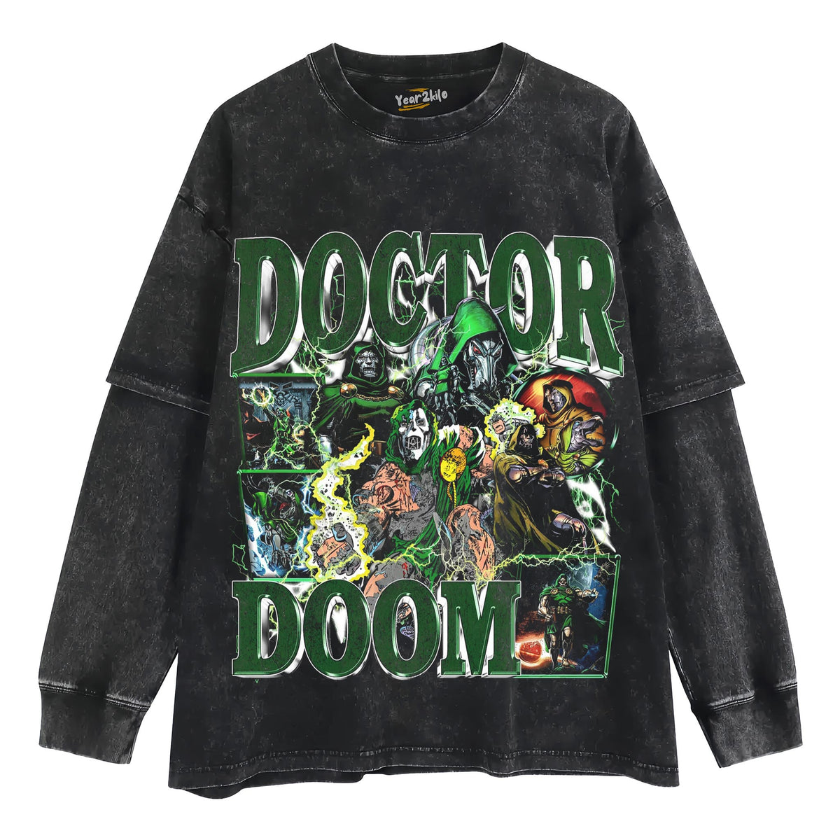 DR DOOM 2026 VINTAGE TANK TOP & TEE & LONG SLEEVE & LAYERED LS & HOODIE