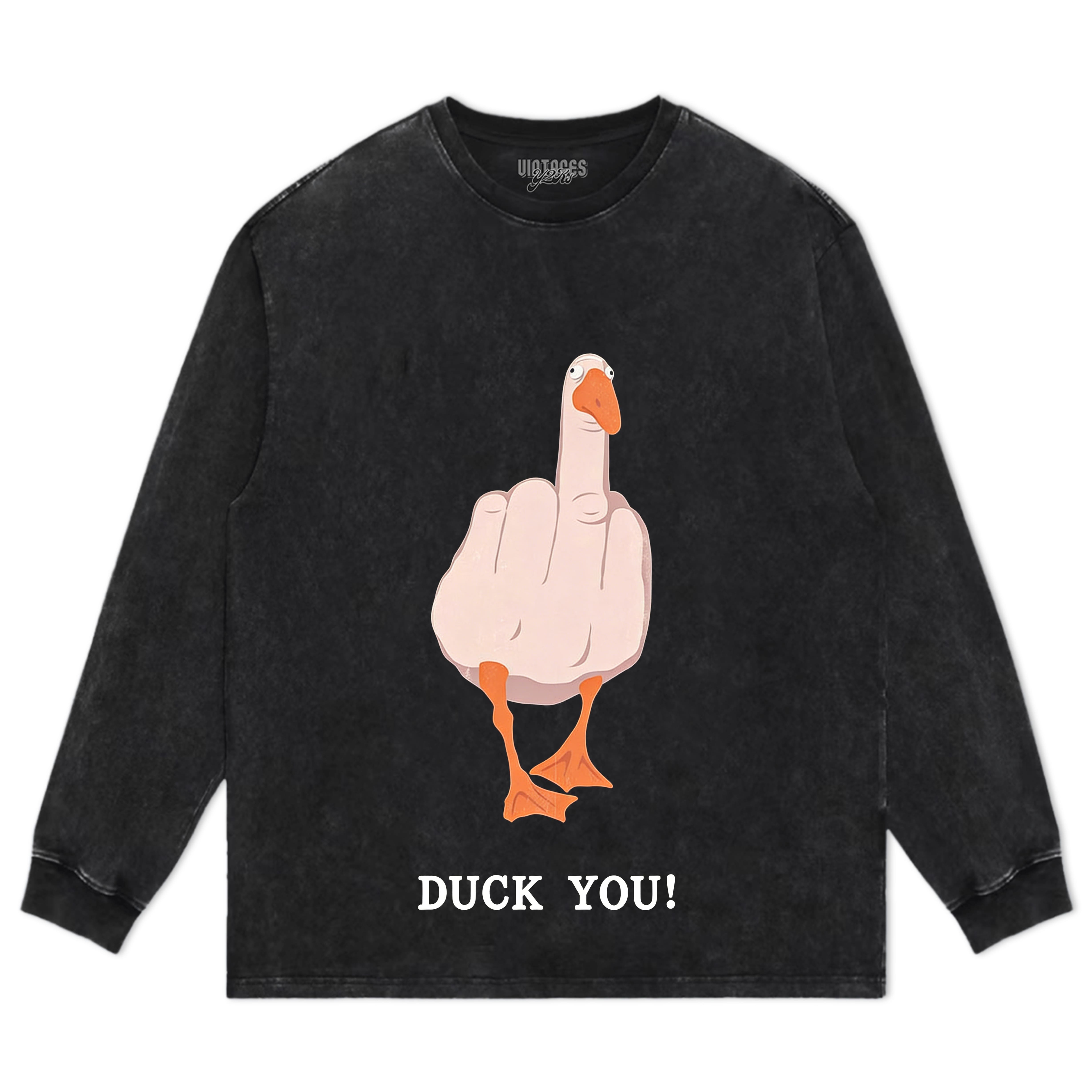 DUCK YOU! MEME TEE & LS & HOODIE