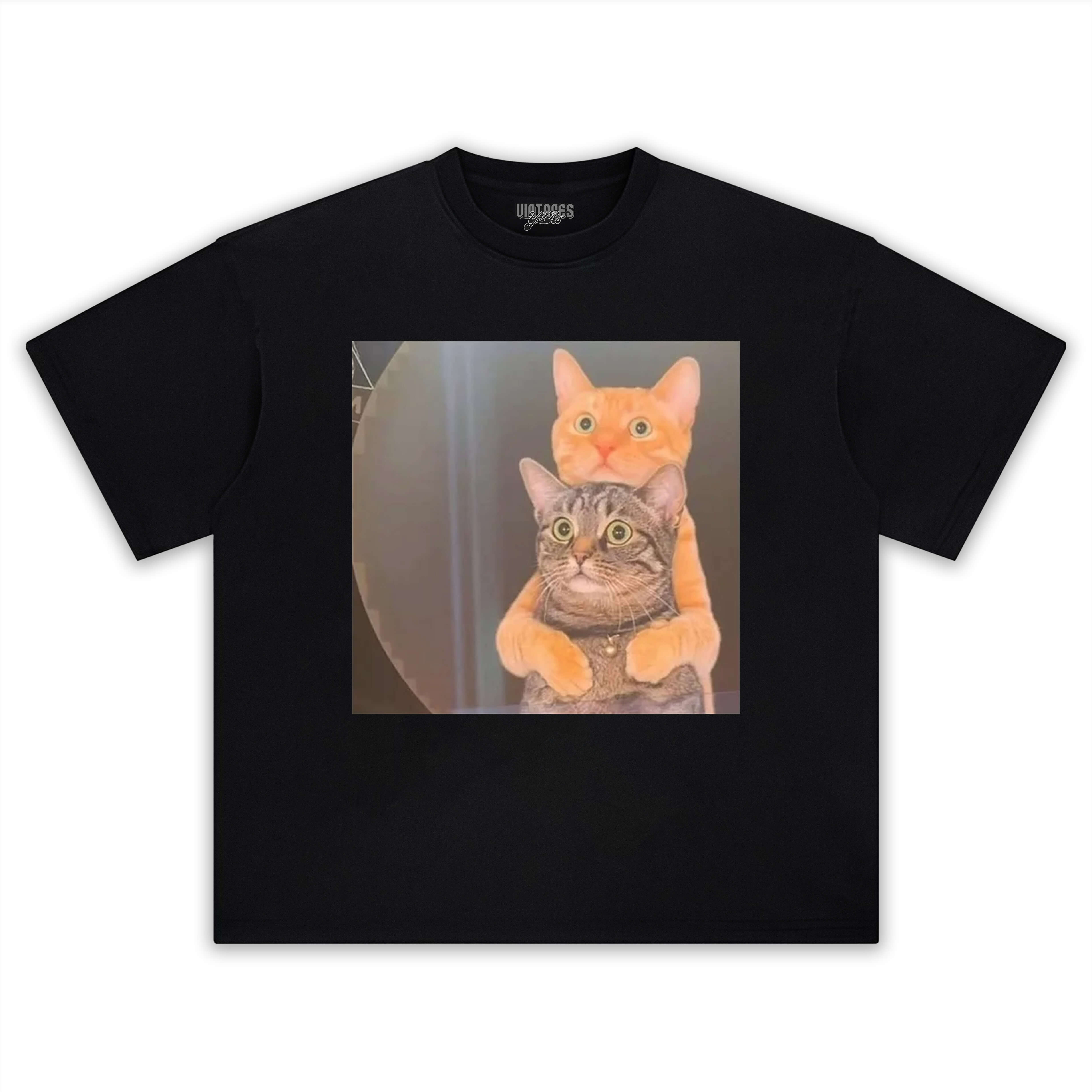 EMBRACING CAT TEE