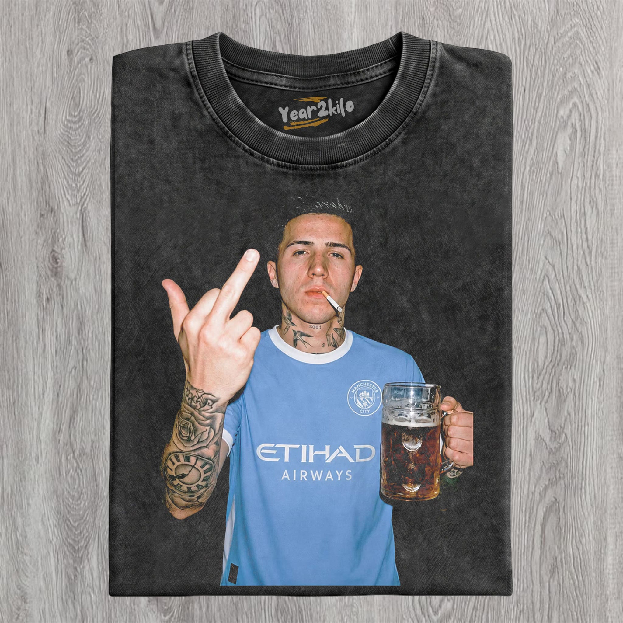 ENZO FERNANDEZ MAN CITY TANK TOP & TEE & LONG SLEEVE & LAYERED LS & HOODIE