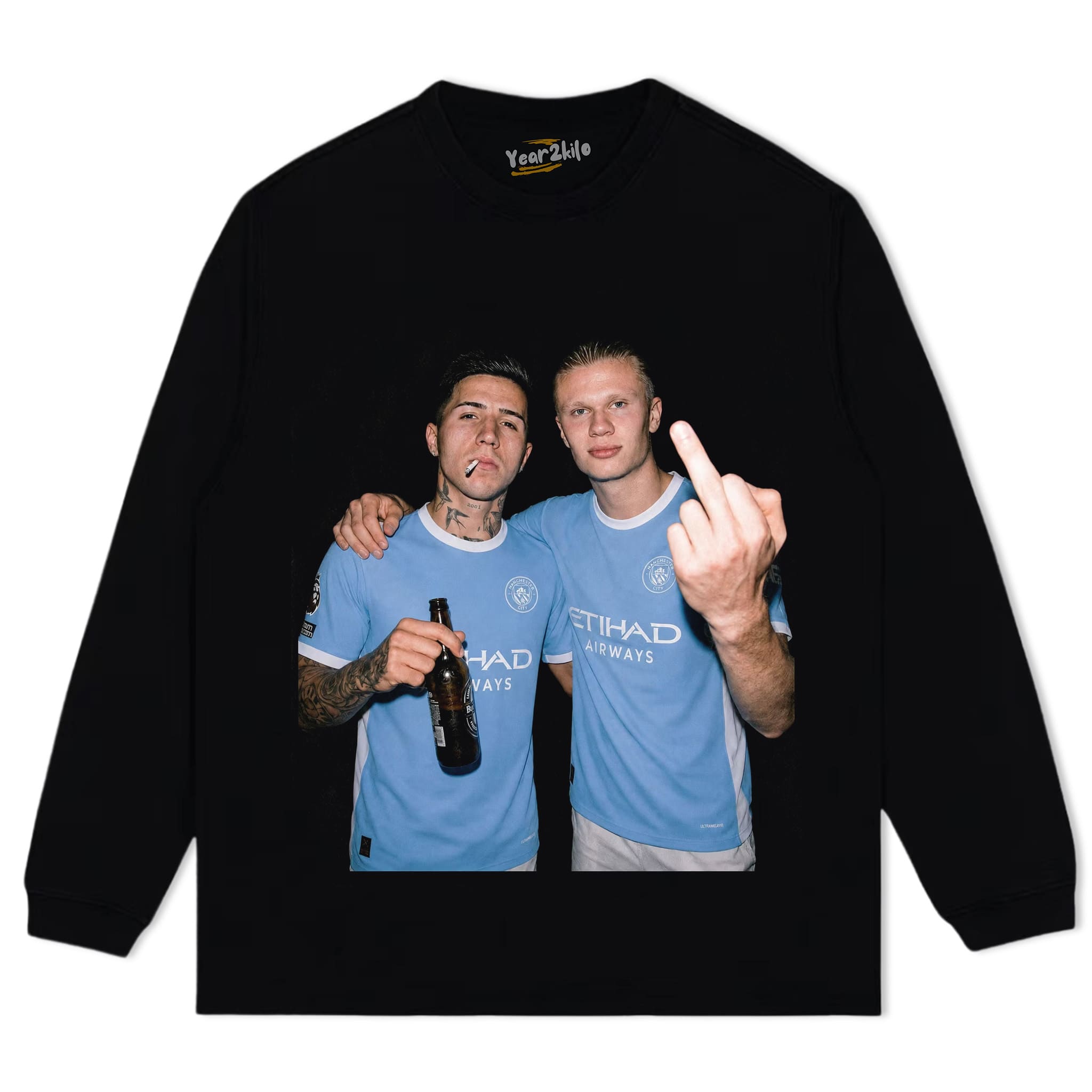ENZO FERNÁNDEZ & ERLING HAALAND TANK TOP & TEE & LONG SLEEVE & LAYERED LS & HOODIE