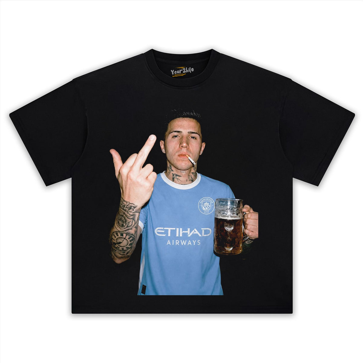 ENZO FERNANDEZ MAN CITY TANK TOP & TEE & LONG SLEEVE & LAYERED LS & HOODIE