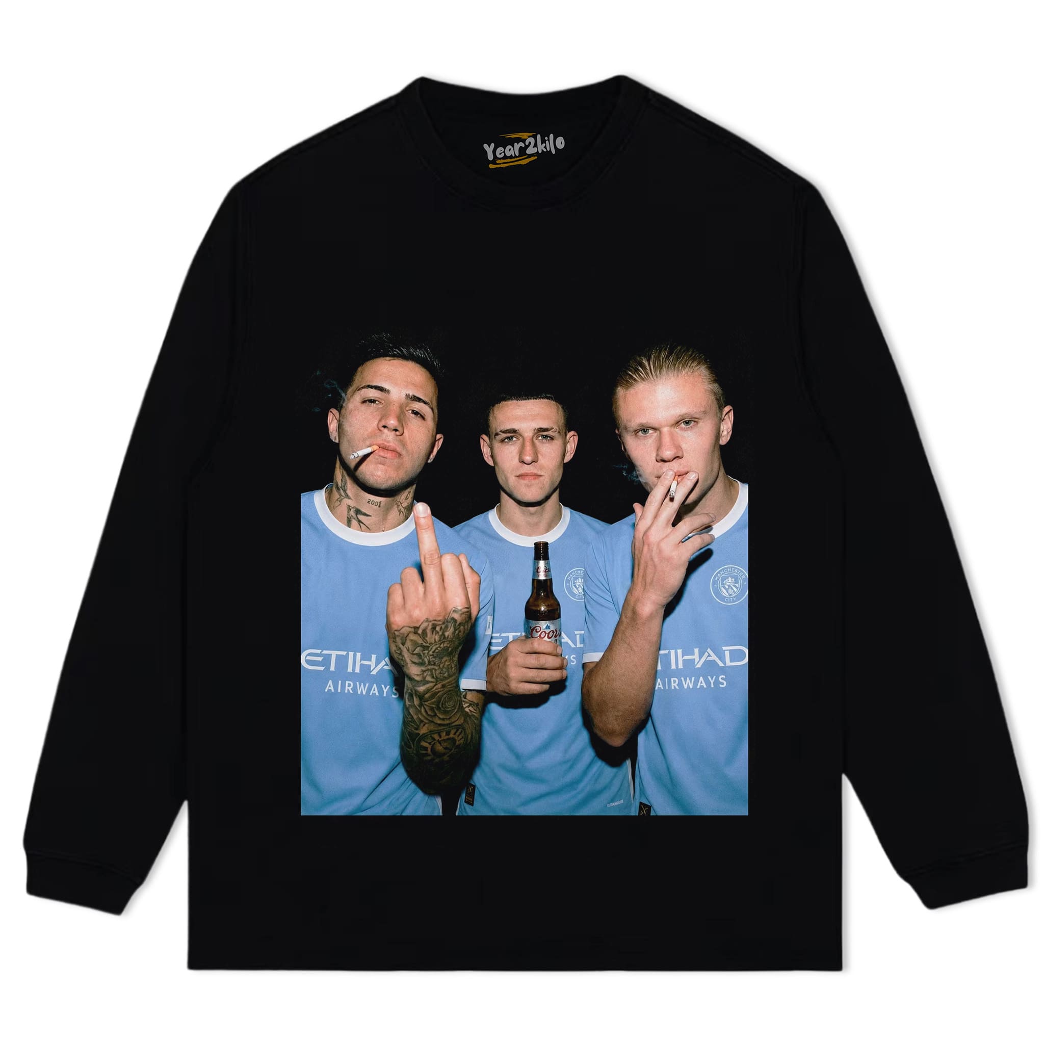 ENZO FERNÁNDEZ & PHIL FODEN ERLING & HAALAND TANK TOP & TEE & LONG SLEEVE & LAYERED LS & HOODIE