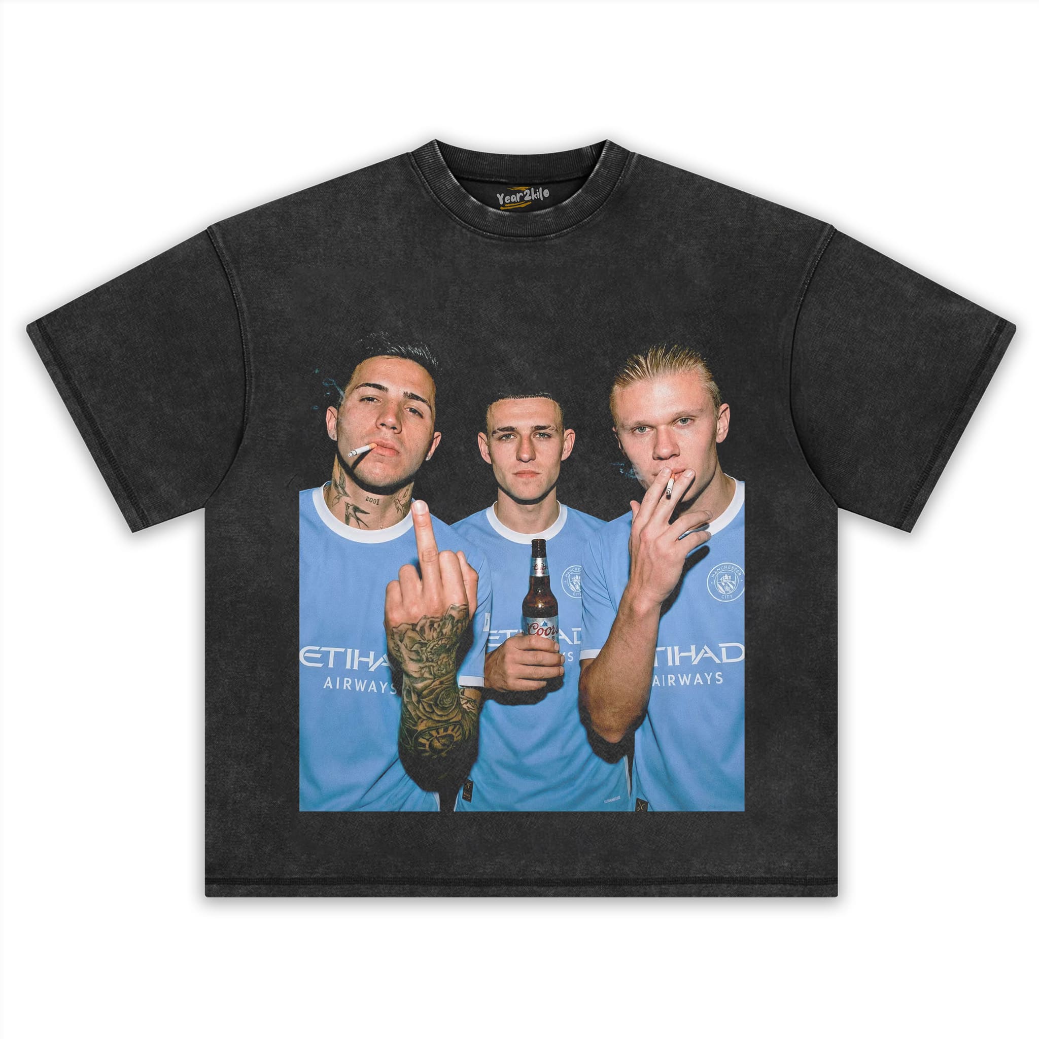 ENZO FERNÁNDEZ & PHIL FODEN ERLING & HAALAND TANK TOP & TEE & LONG SLEEVE & LAYERED LS & HOODIE