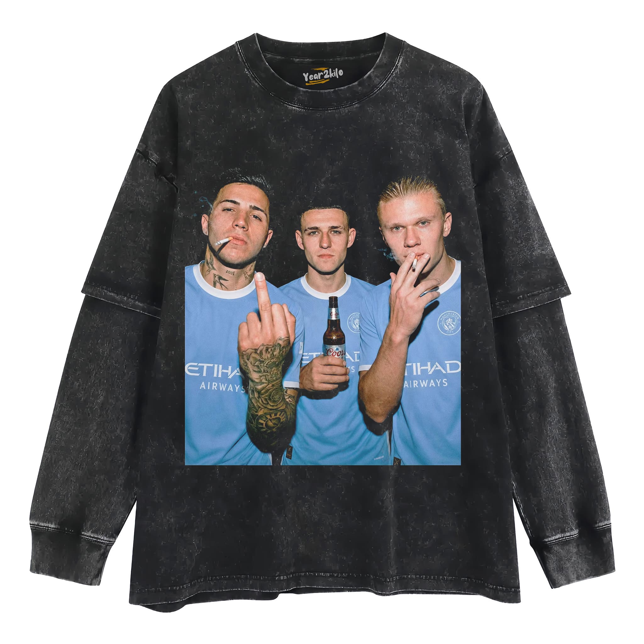 ENZO FERNÁNDEZ & PHIL FODEN ERLING & HAALAND TANK TOP & TEE & LONG SLEEVE & LAYERED LS & HOODIE