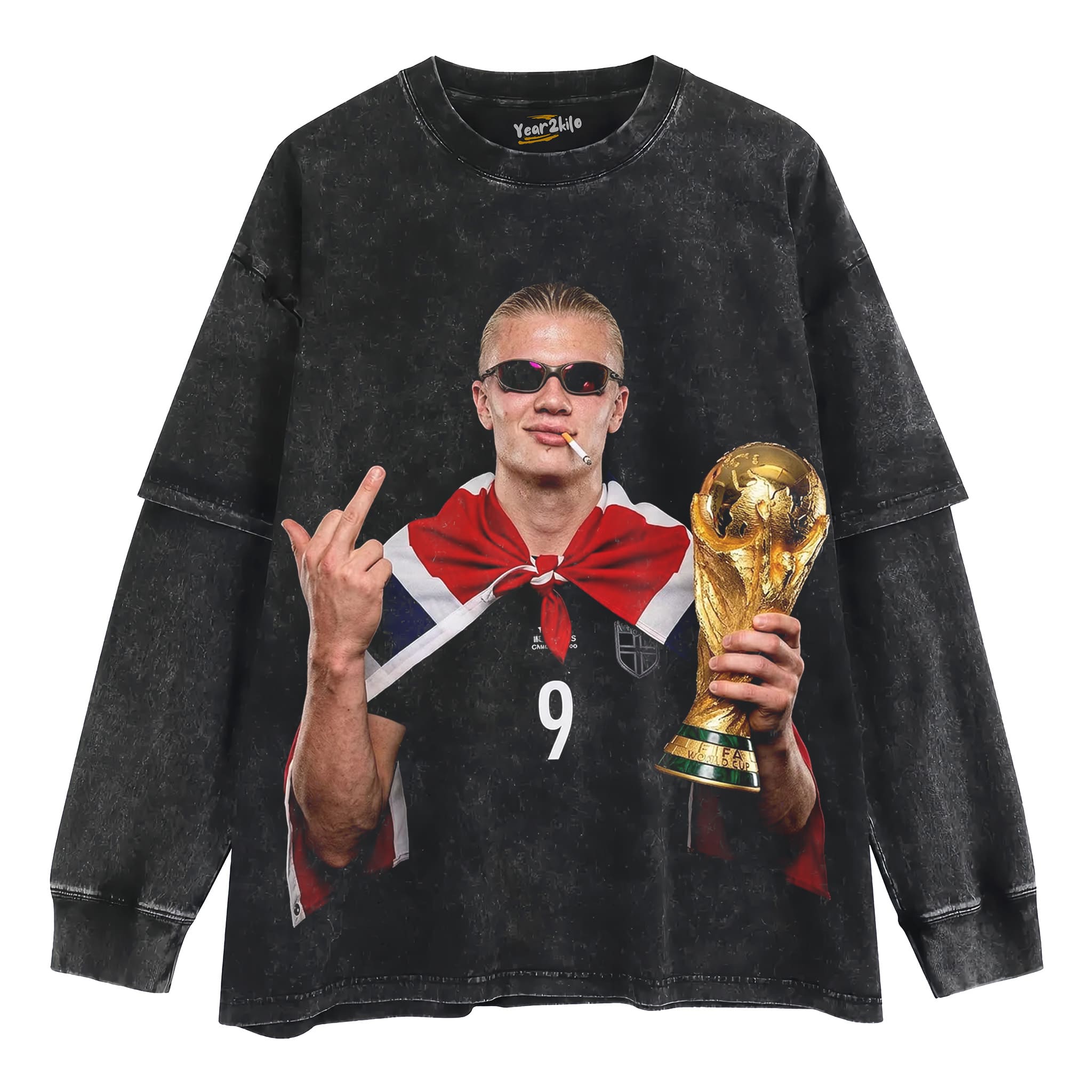 ERLING NORWAY HAALAND 2026 TANK TOP & TEE & LONG SLEEVE & LAYERED LS & HOODIE