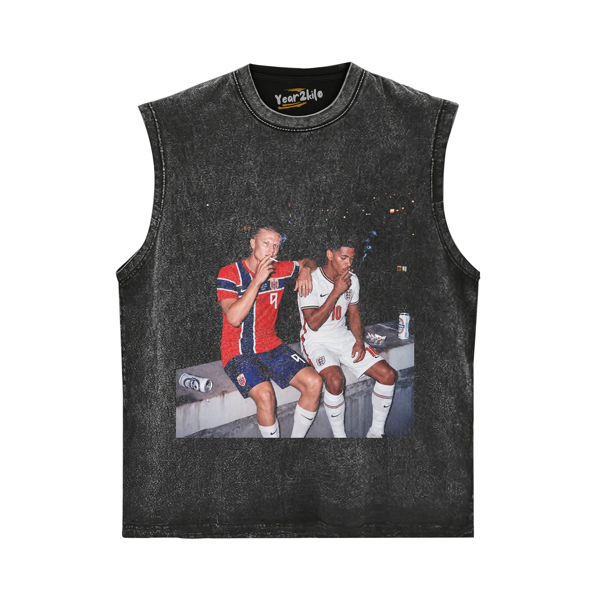 ERLING HAALAND & JUDE BELLINGHAM TANK TOP & TEE & LONG SLEEVE & LAYERED LS & HOODIE