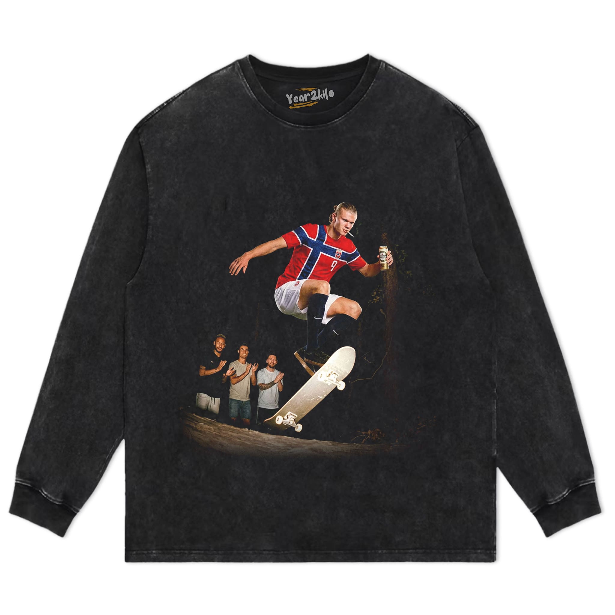 ERLING HAALAND NORWAY FUNNY VINTAGE TANK TOP & TEE & LONG SLEEVE & LAYERED LS & HOODIE