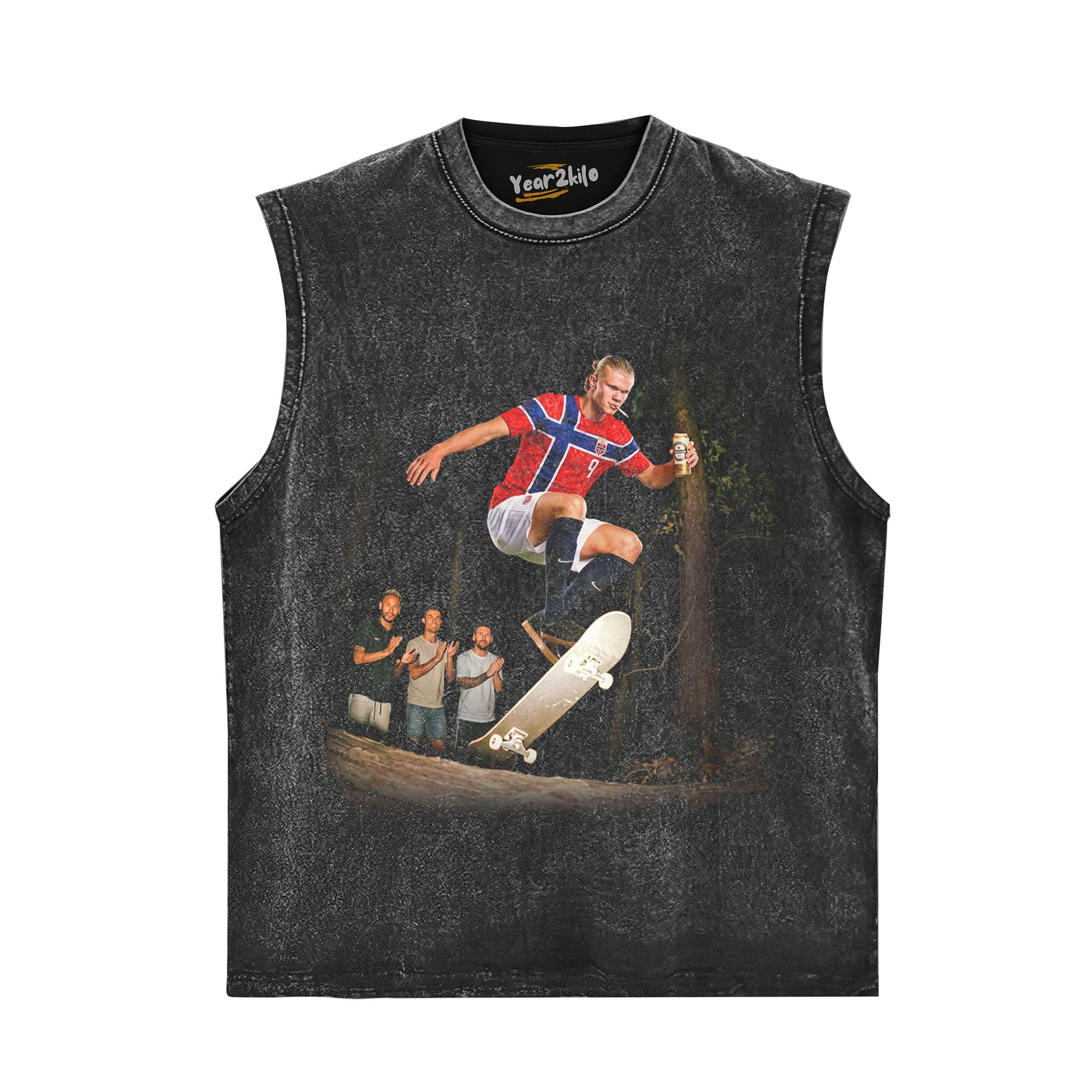 ERLING HAALAND NORWAY FUNNY VINTAGE TANK TOP & TEE & LONG SLEEVE & LAYERED LS & HOODIE
