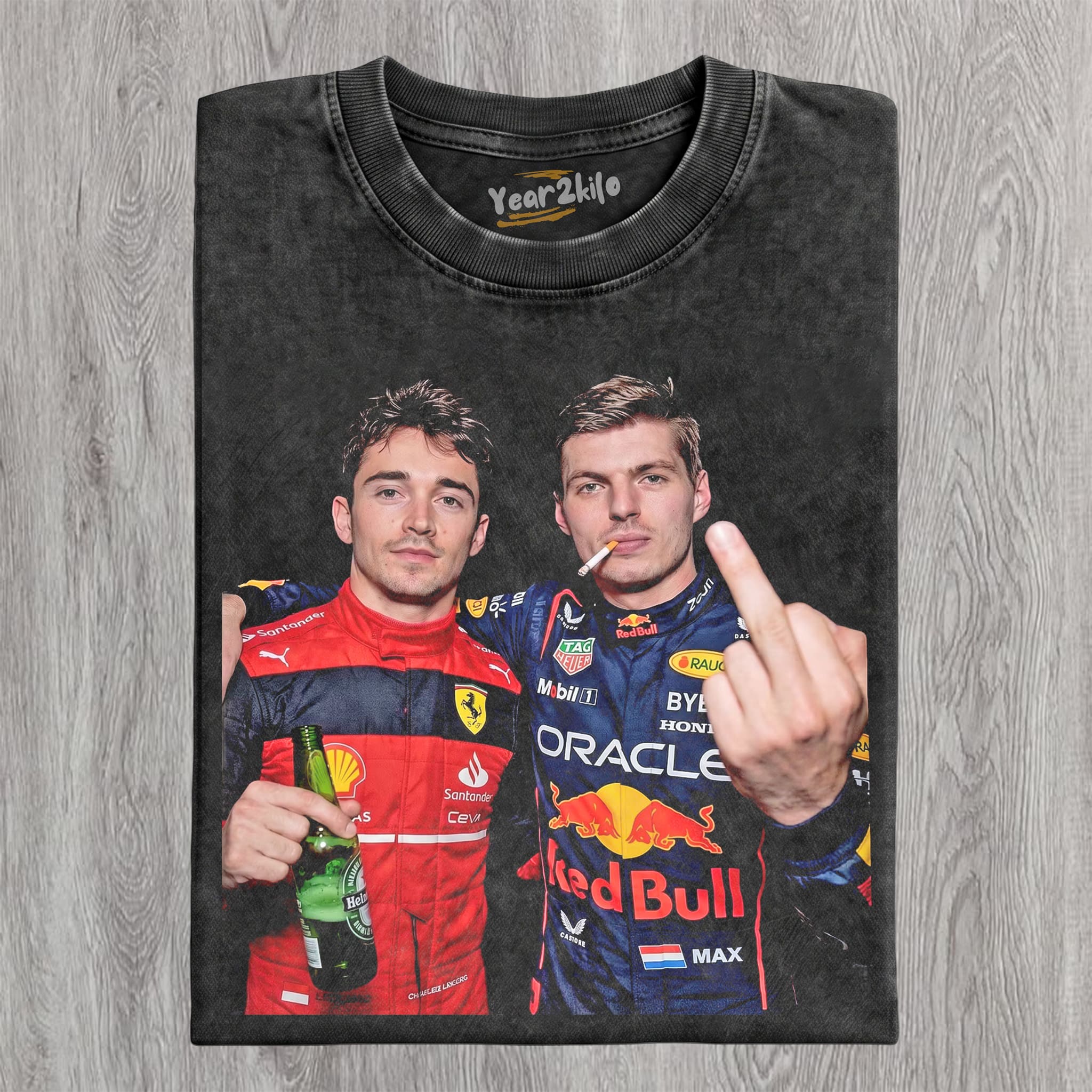 F1 MAX VERSTAPPEN & CHARLES LECLERC TANK TOP & TEE & LONG SLEEVE & LAYERED LS & HOODIE