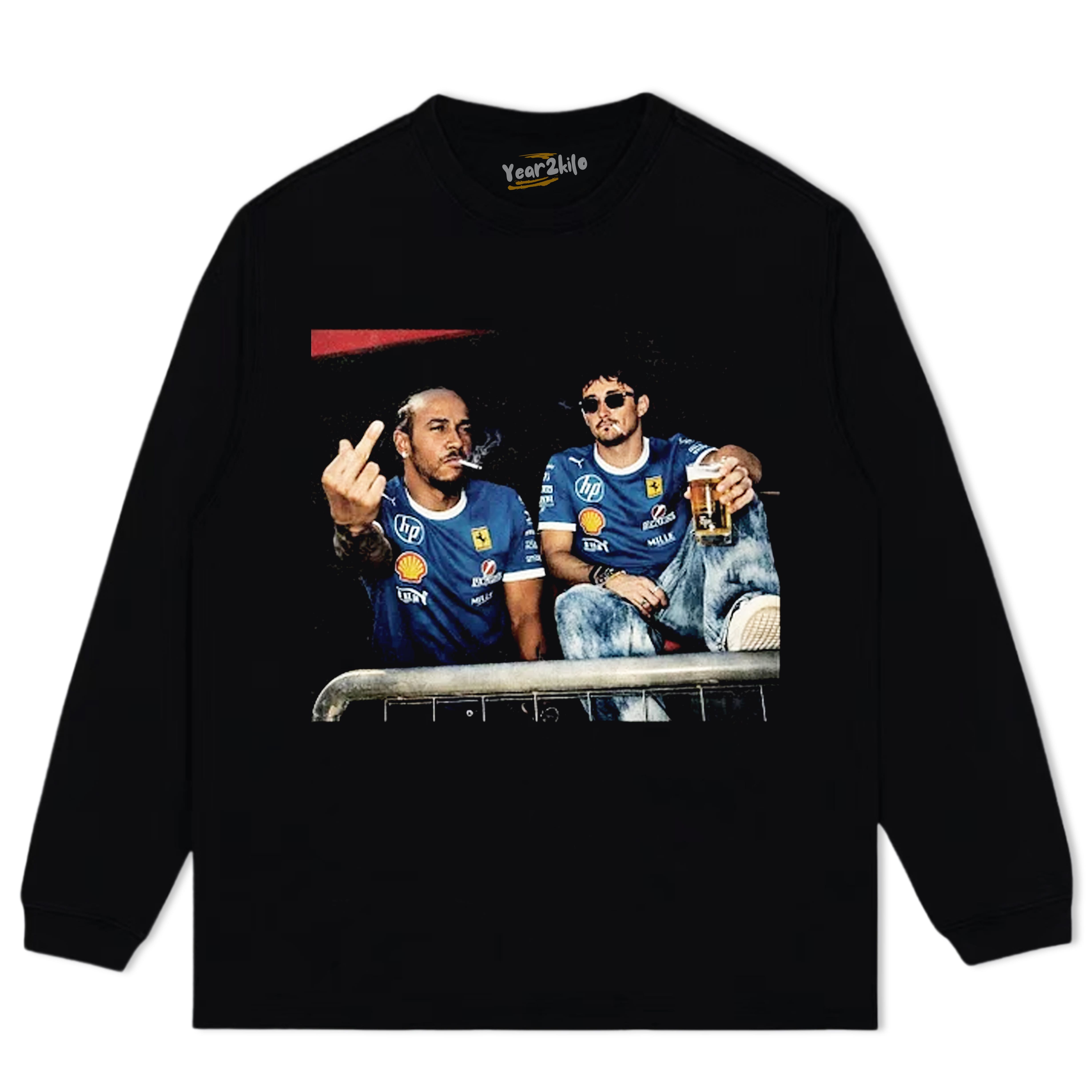 F1 LEWIS HAMILTON ＆ CHARLES LECLERC TANK TOP & TEE & LONG SLEEVE & LAYERED LS & HOODIE