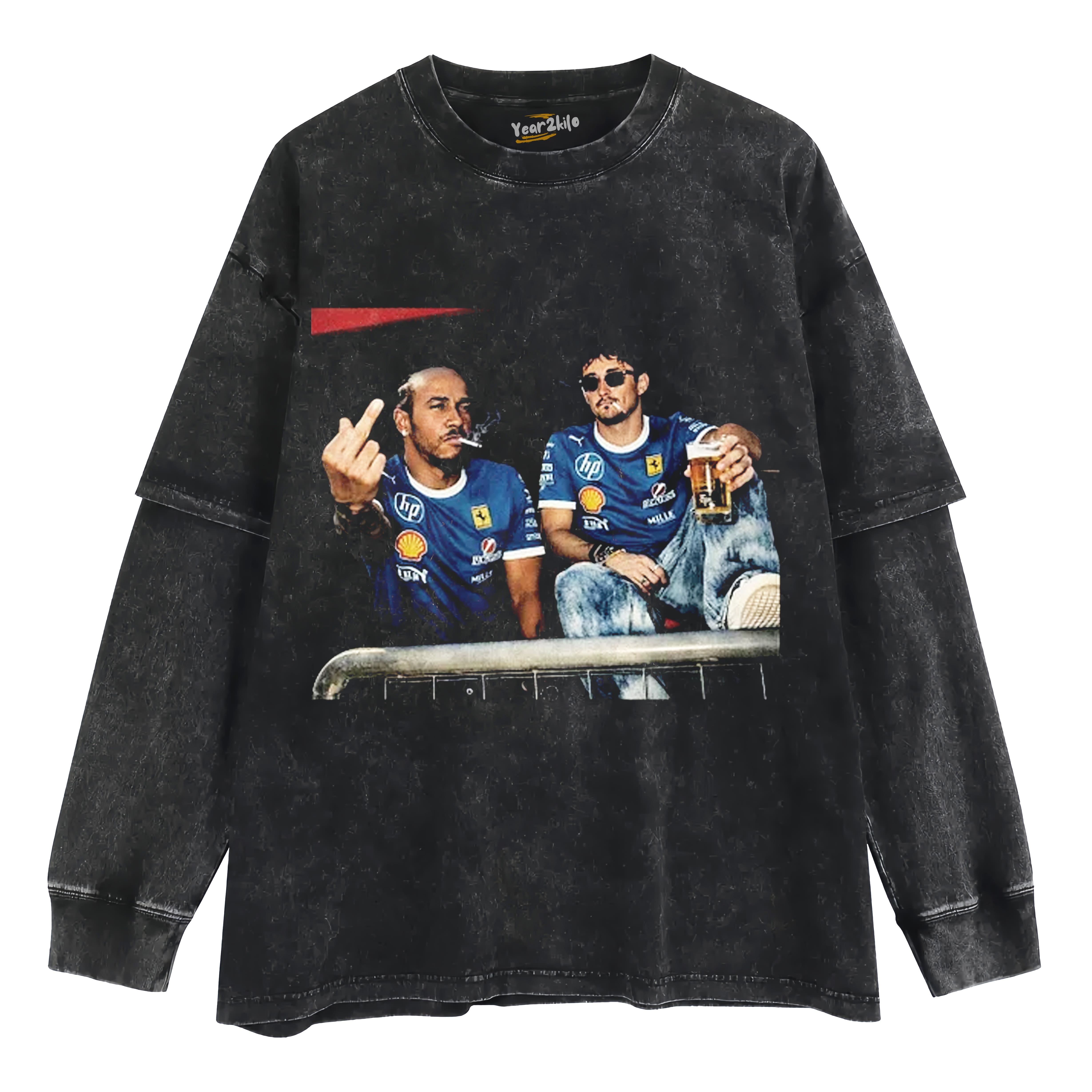 F1 LEWIS HAMILTON ＆ CHARLES LECLERC TANK TOP & TEE & LONG SLEEVE & LAYERED LS & HOODIE
