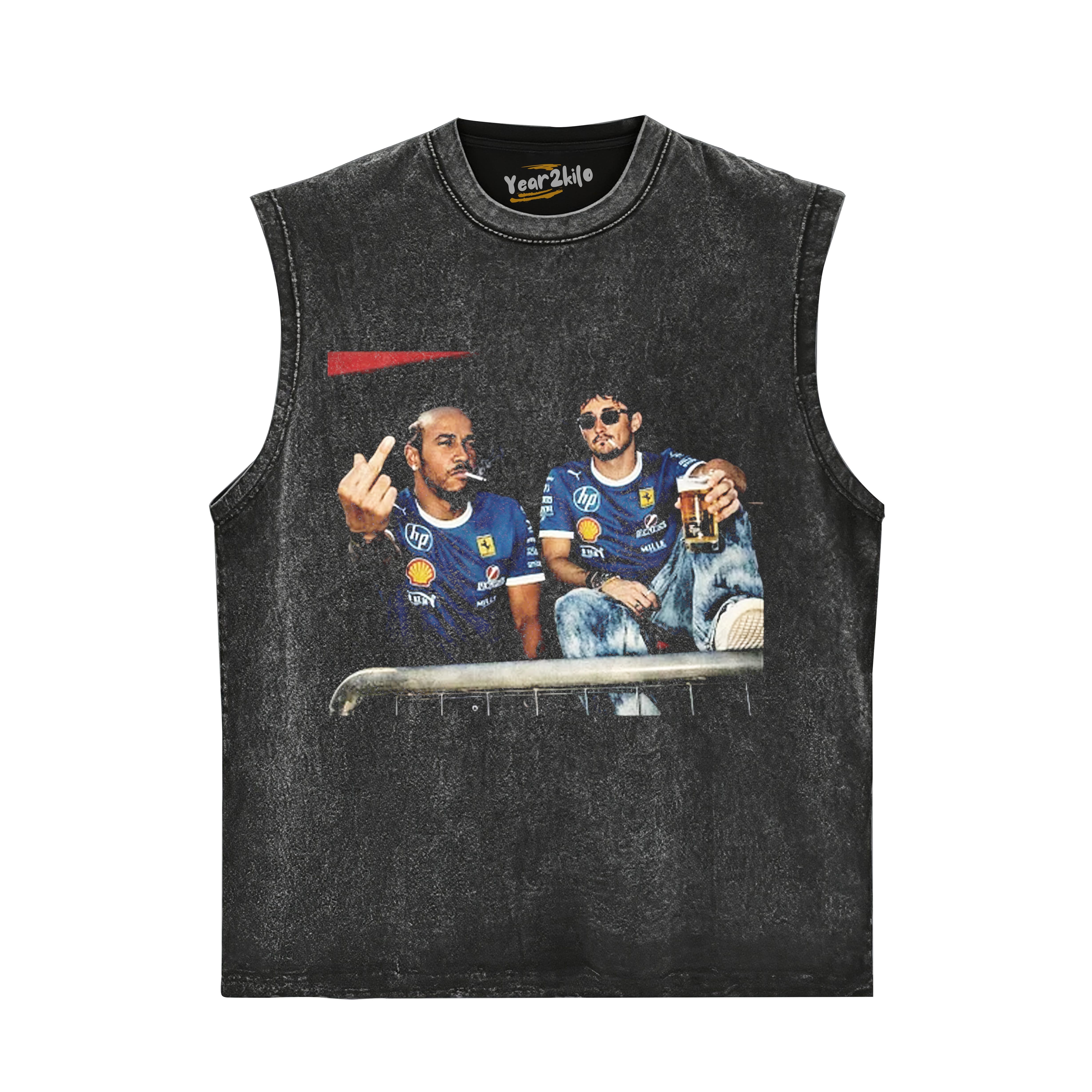 F1 LEWIS HAMILTON ＆ CHARLES LECLERC TANK TOP & TEE & LONG SLEEVE & LAYERED LS & HOODIE