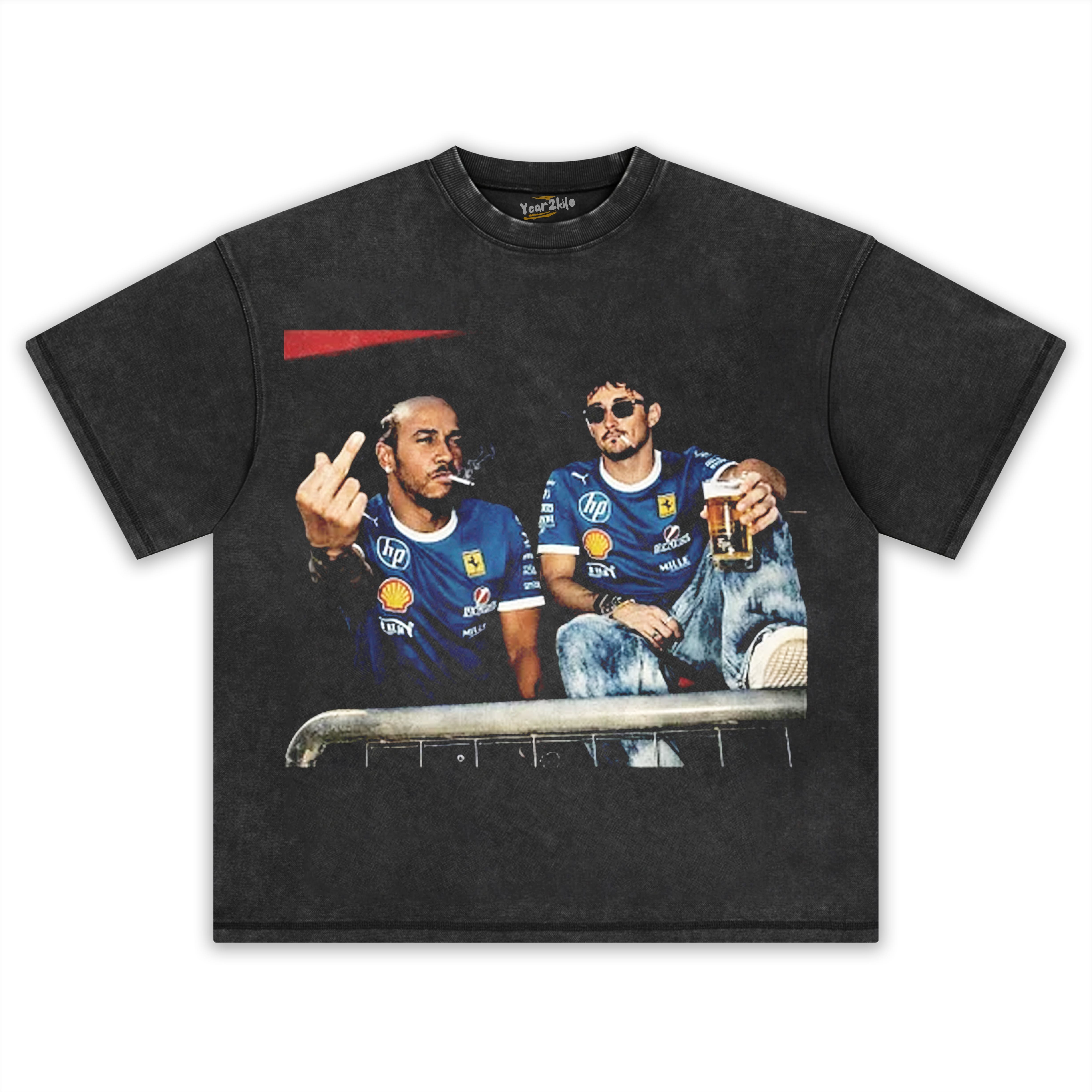 F1 LEWIS HAMILTON ＆ CHARLES LECLERC TANK TOP & TEE & LONG SLEEVE & LAYERED LS & HOODIE