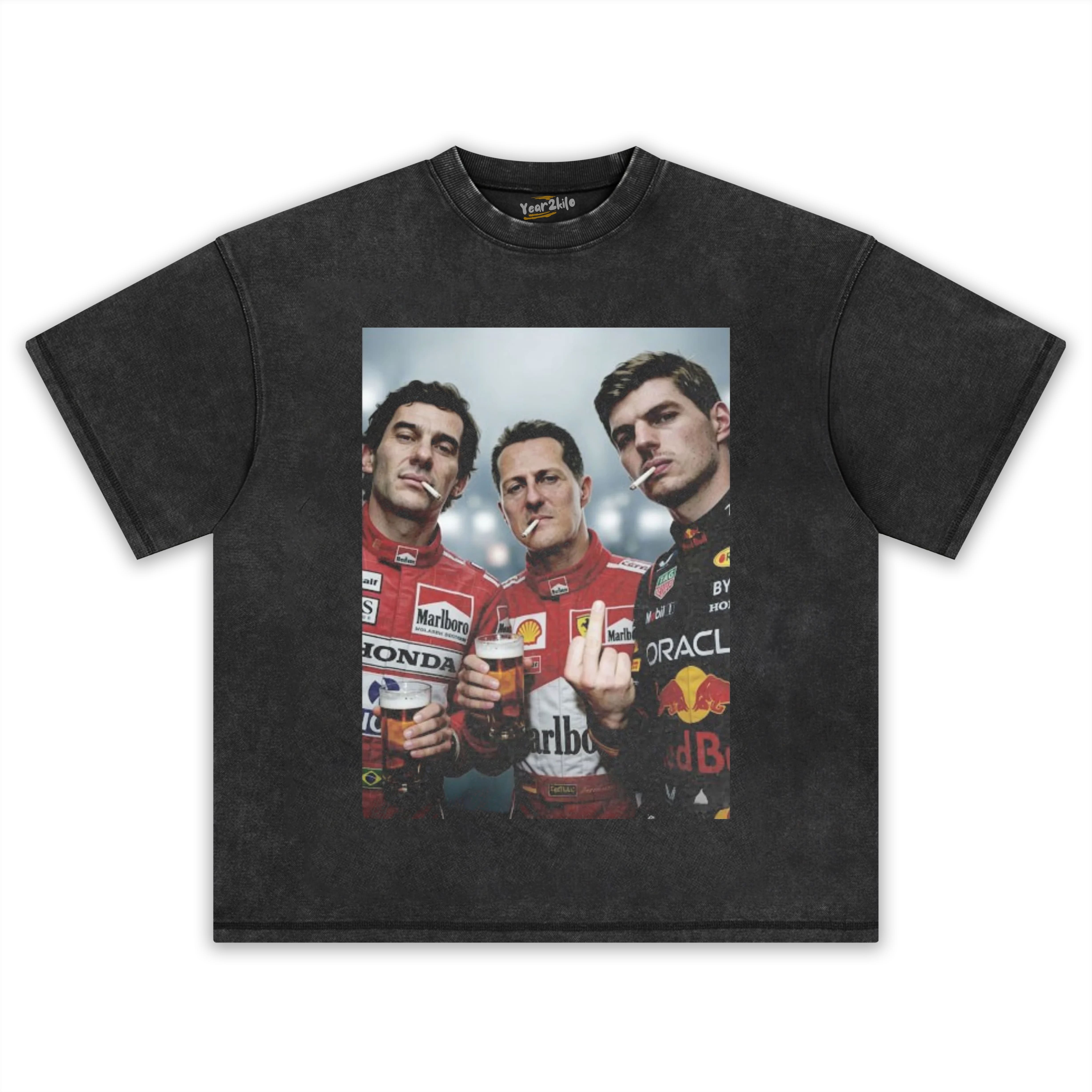 F1 THREE KINGS TOGETHER SENNA V2 TANK TOP & TEE & LONG SLEEVE & LAYERED LS & HOODIE