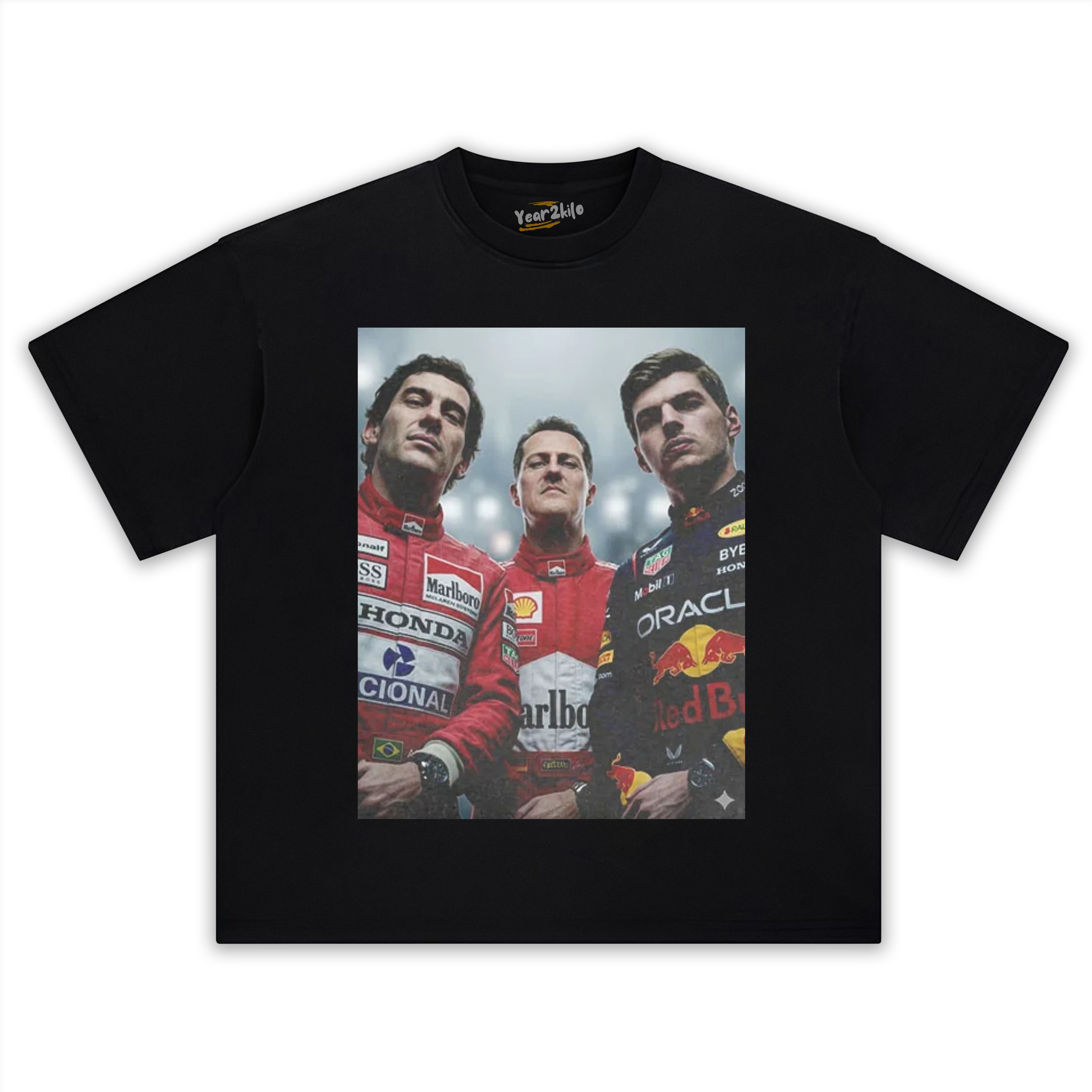 F1 THREE KINGS TOGETHER SENNA V3 TANK TOP & TEE & LONG SLEEVE & LAYERED LS & HOODIE