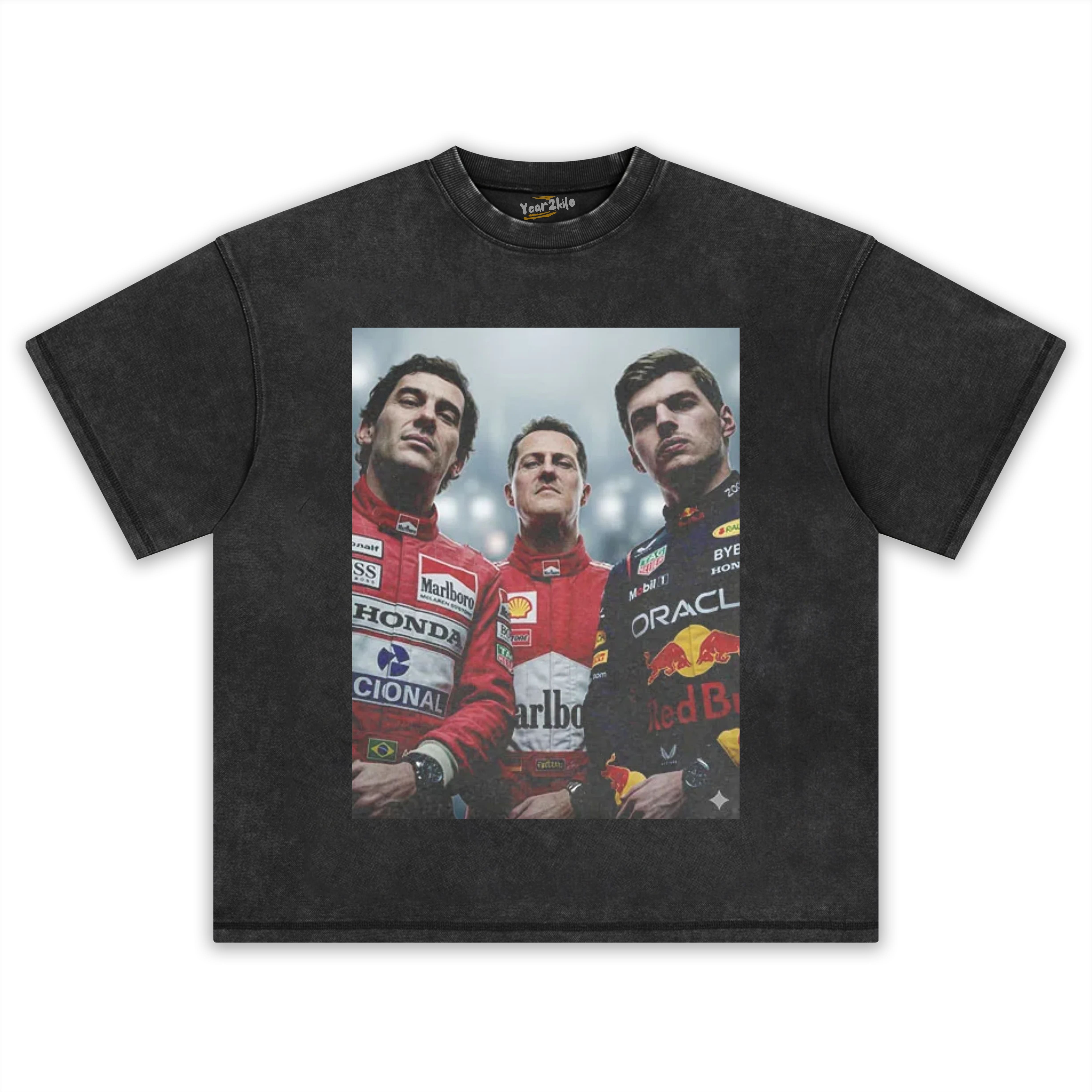F1 THREE KINGS TOGETHER SENNA V3 TANK TOP & TEE & LONG SLEEVE & LAYERED LS & HOODIE